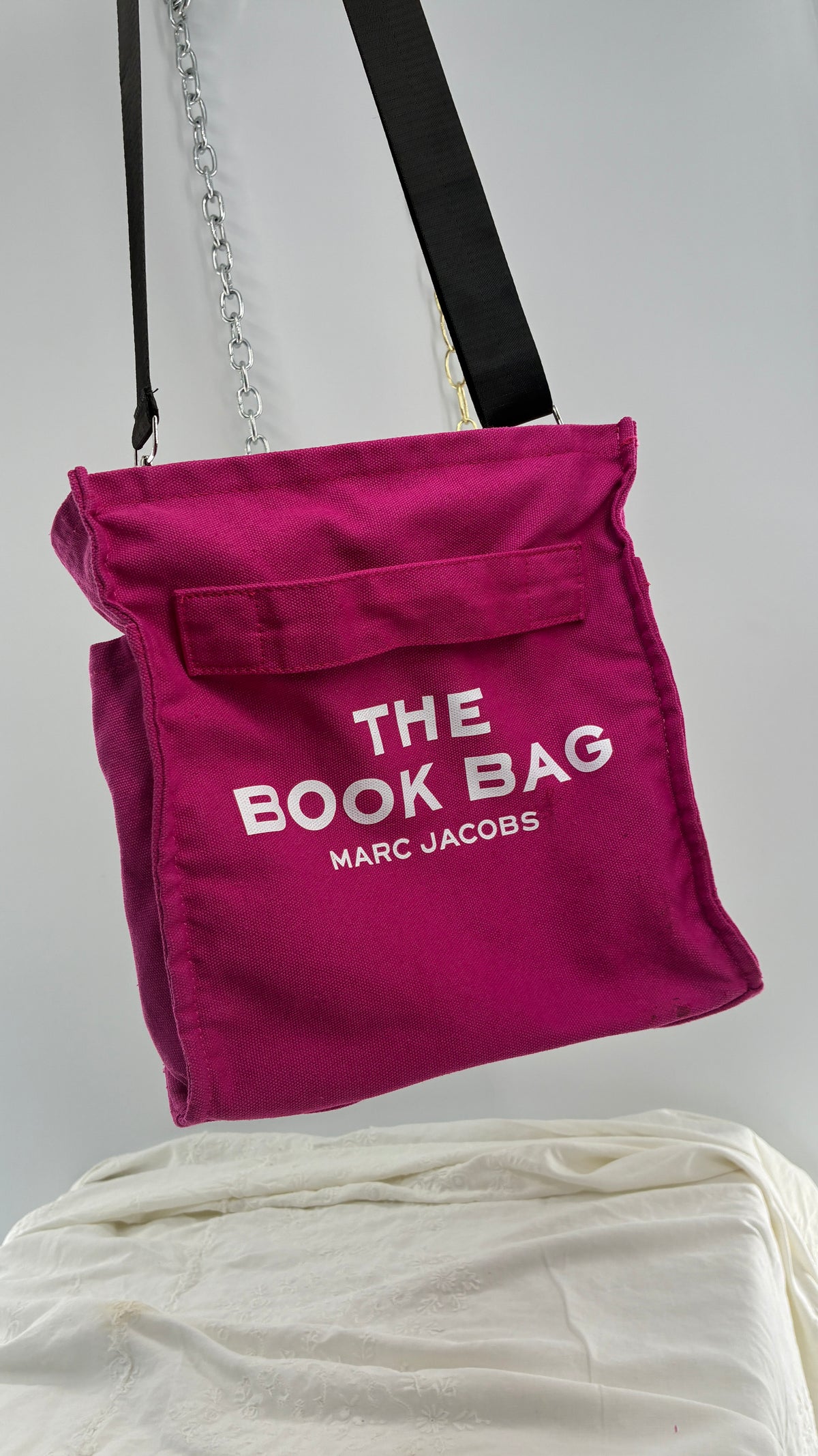 Vintage Unauthenticated MARC JACOBS Hot Pink The Book Bag