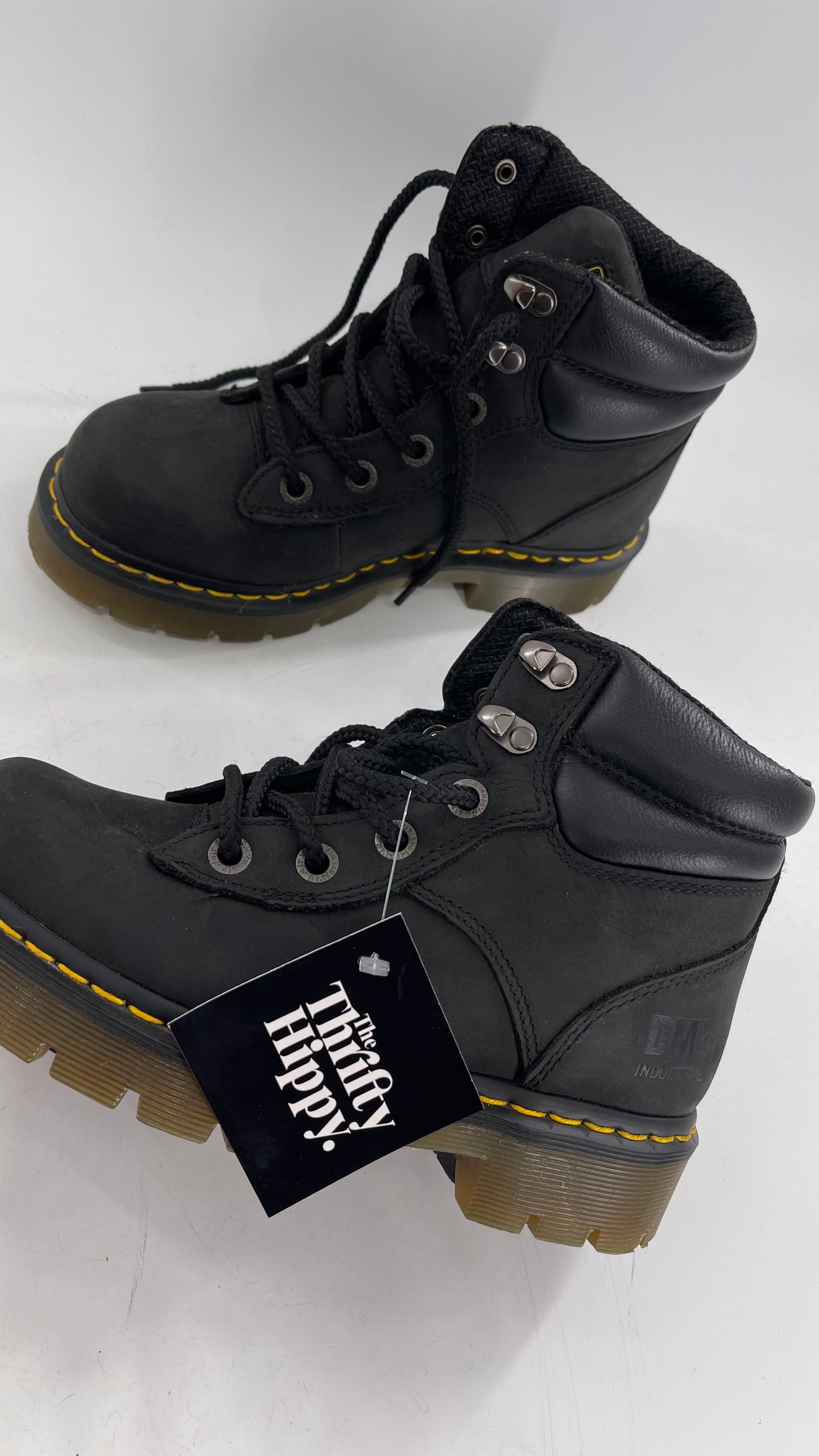 Doc Martens Industrial Black Combat Boots (6)