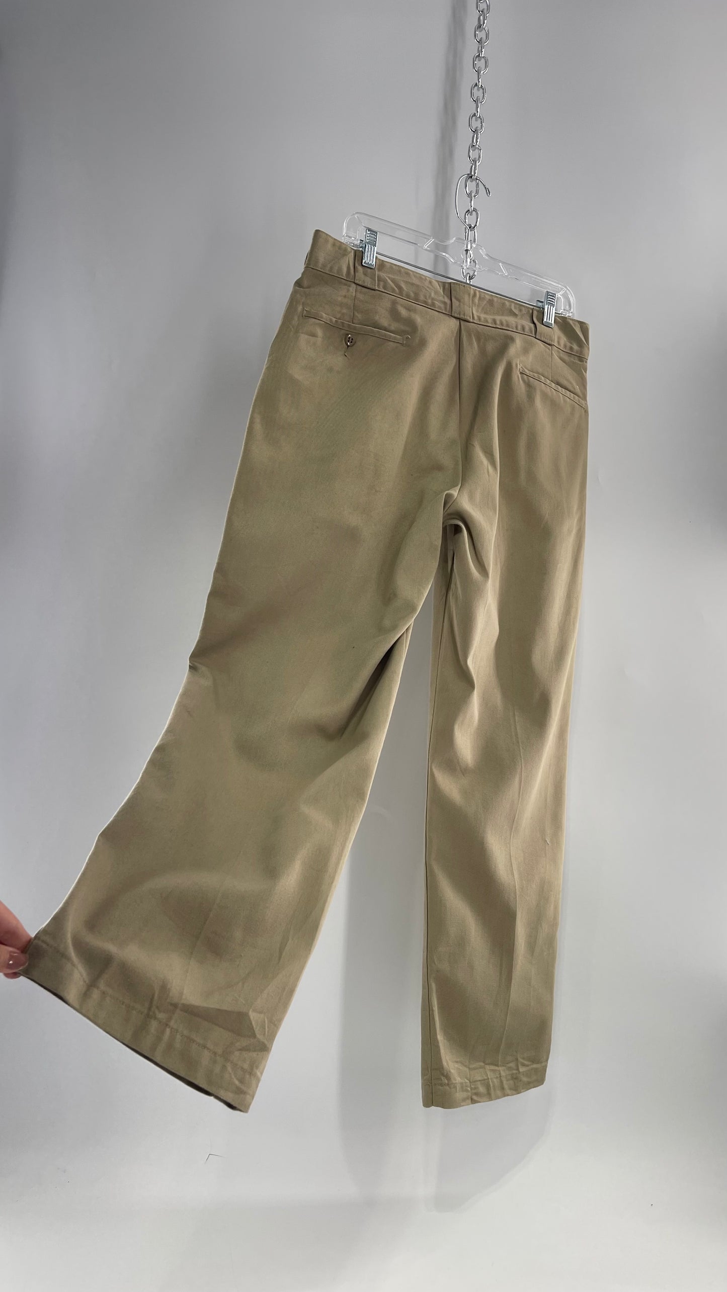 Urban Outfitters Urban Renewal Khaki Trouser (32)