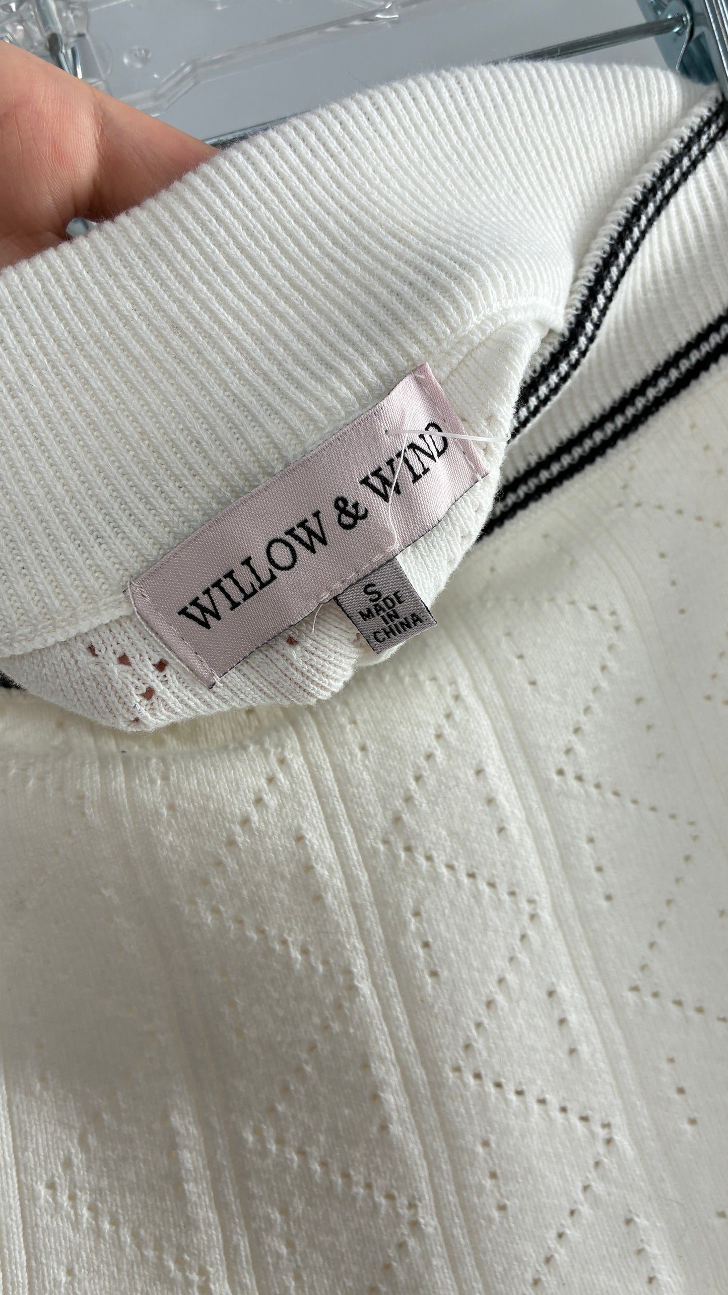 Willow & Wind Knit Pleated Mini Skirt with Tags Attached (Small)