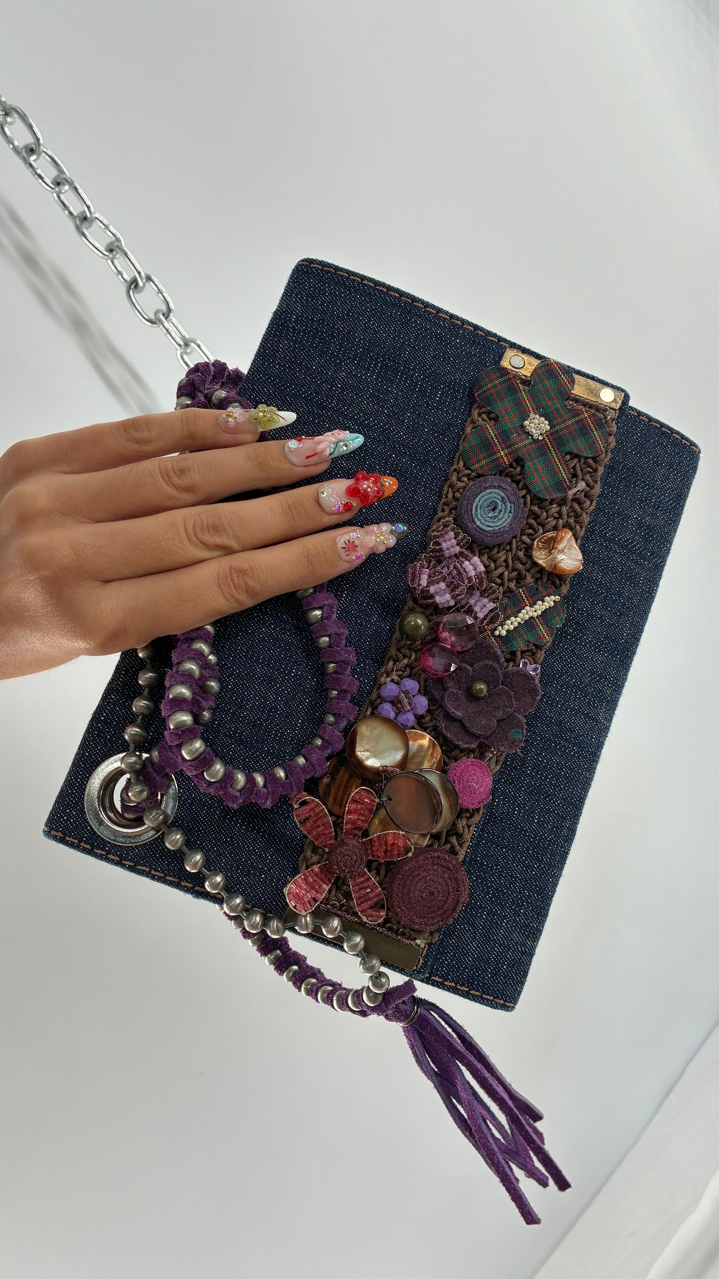 Rare 2000s ZIGI New York Embellished Archival Clutch Bag