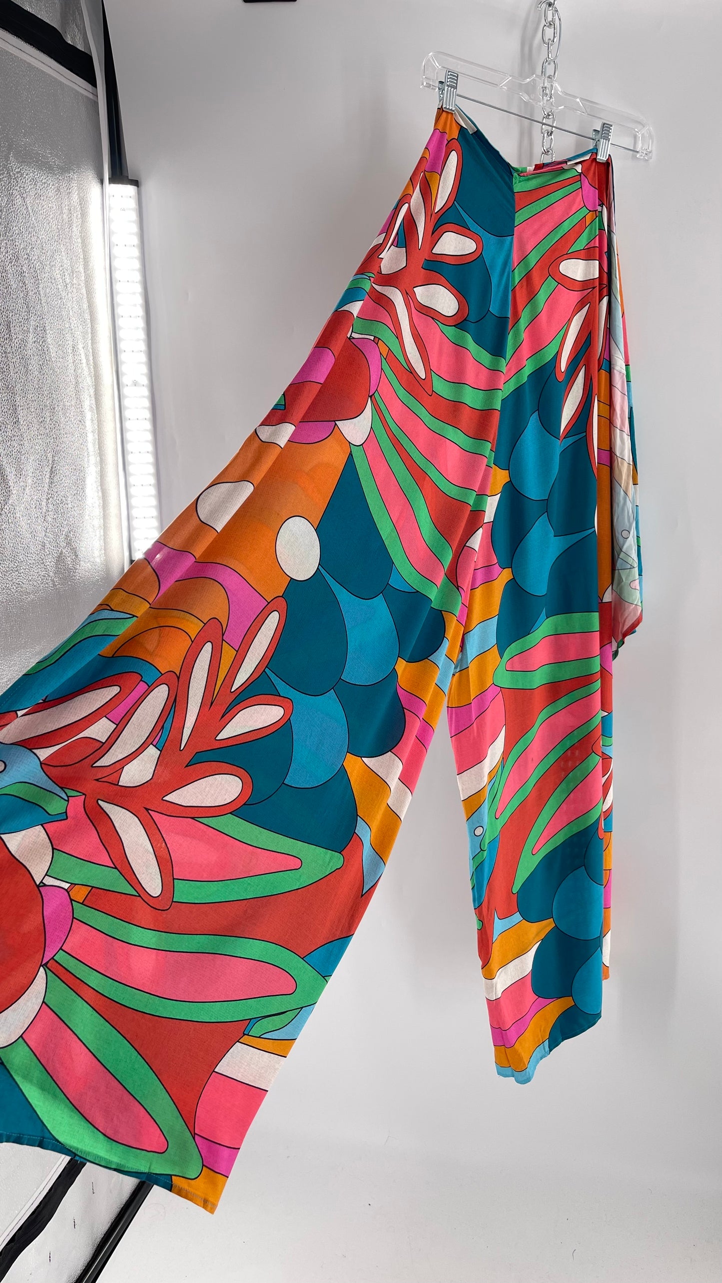 Handmade 9 in 1 RIO IPANEMA Colorful Abstract Jumpsuit (One Size) •AS SEEN ON TIKTOK•