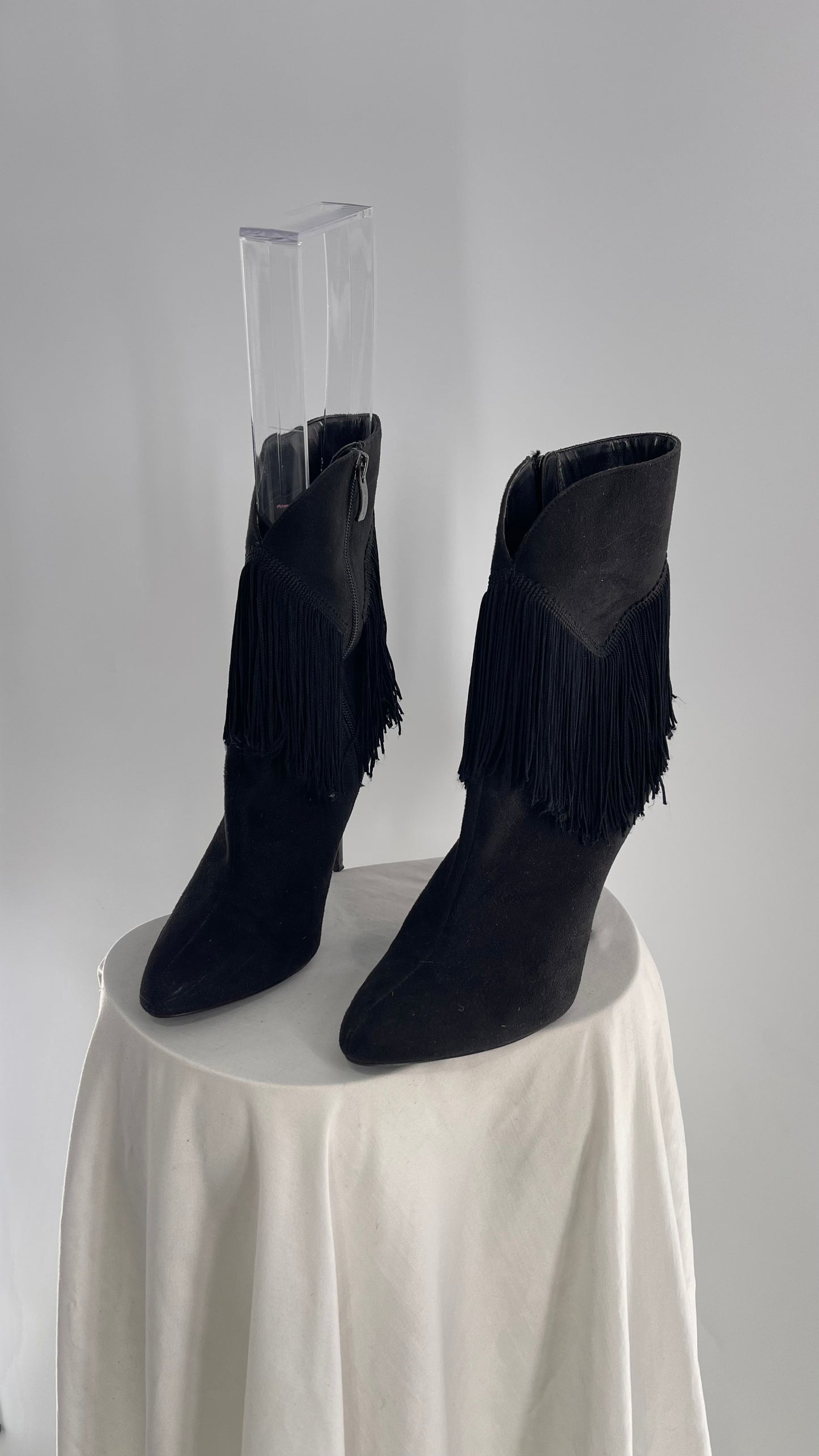 Vintage Mia Fringe Booties (7)