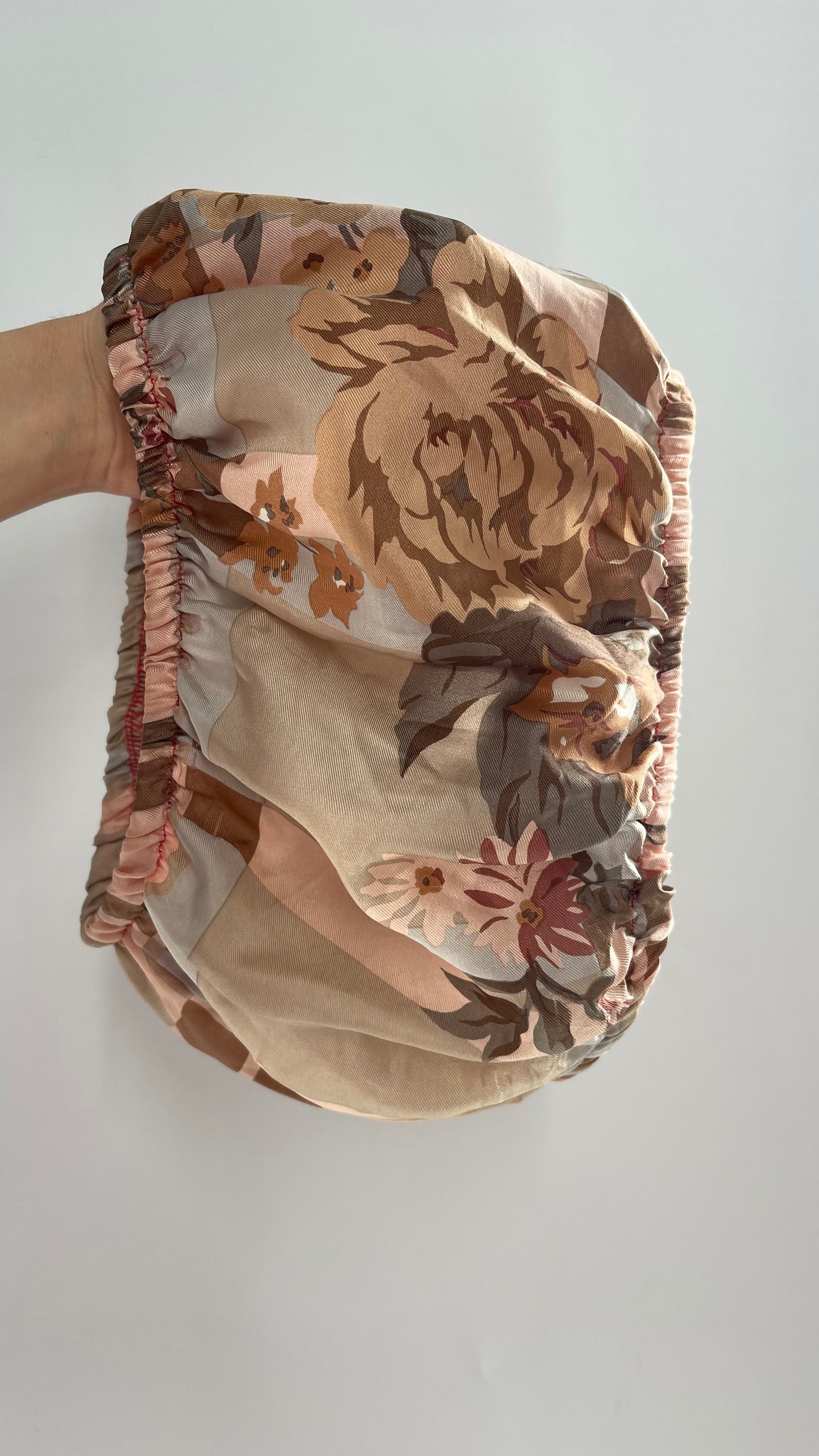 Urban Outfitters Renewal Neutral Floral Bandeau (S/M)