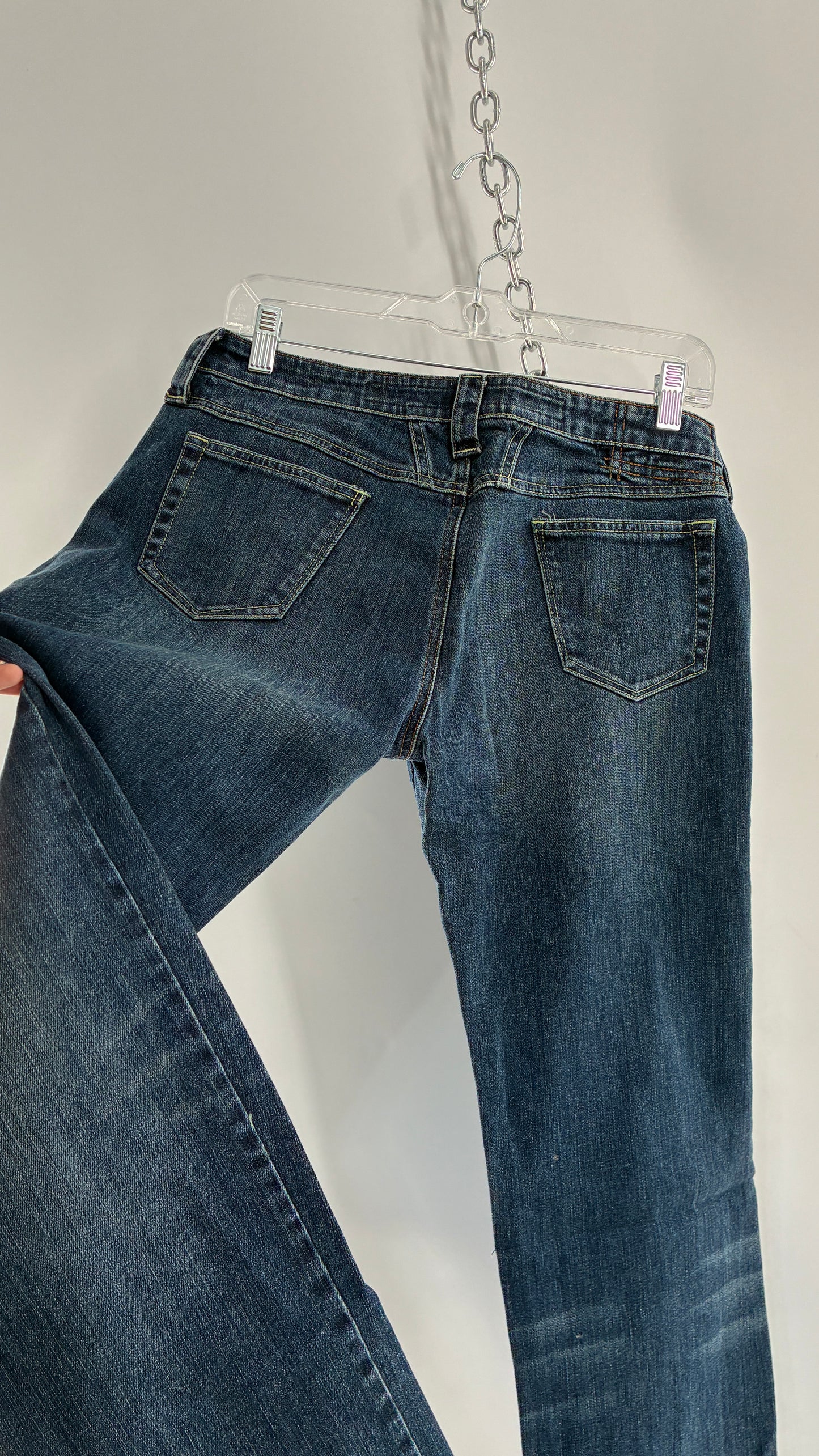 Vintage MARITHÉ FRANCOIS GIRBAUD Medium Wash Jeans with Hip Pocket Details (30)