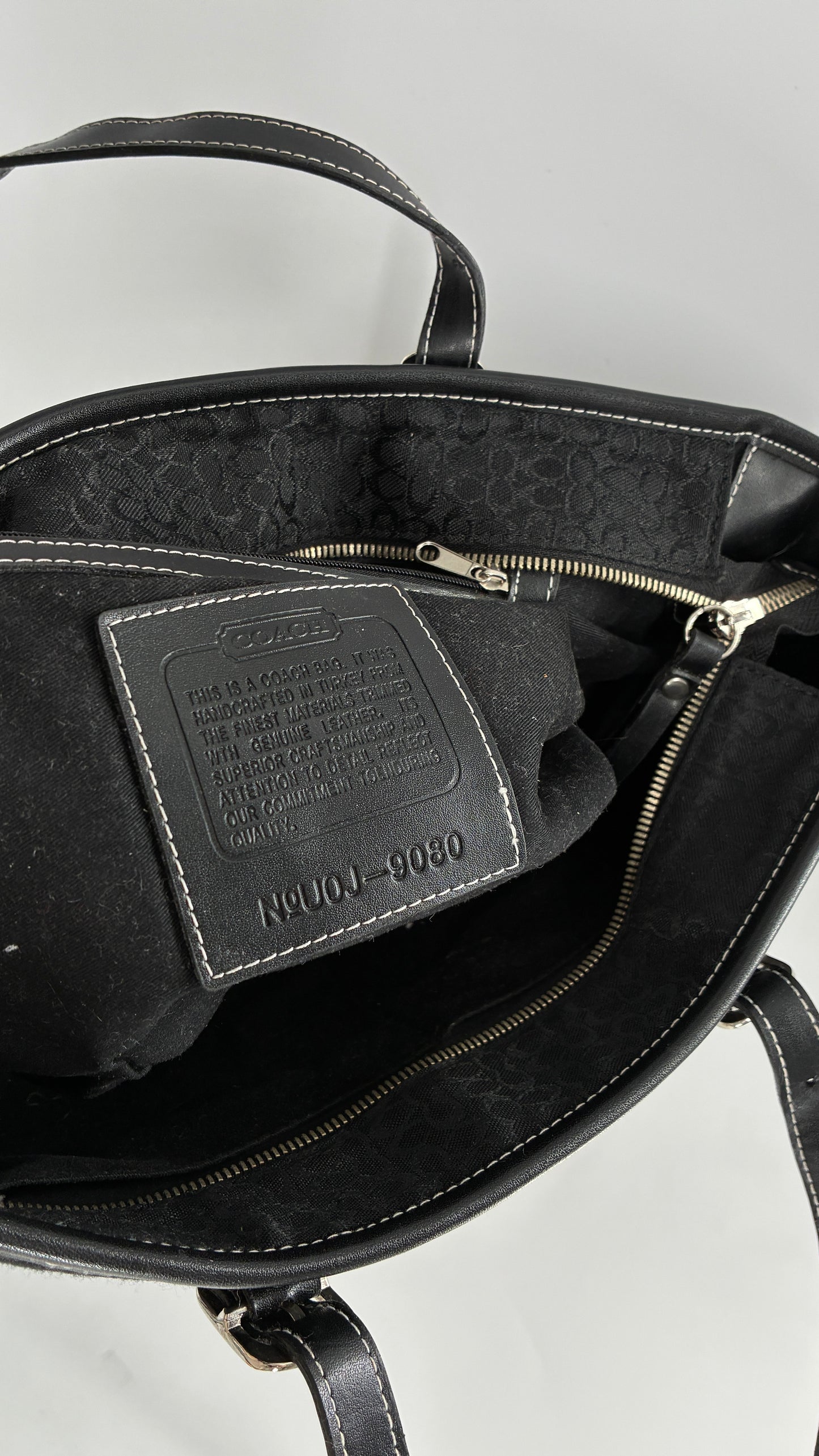 Vintage Unauthenticated COACH Monogram Shoulder Purse