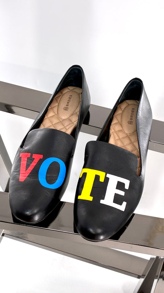 Vintage BIRDIES Rare Limited Edition VOTE Loafers (10)