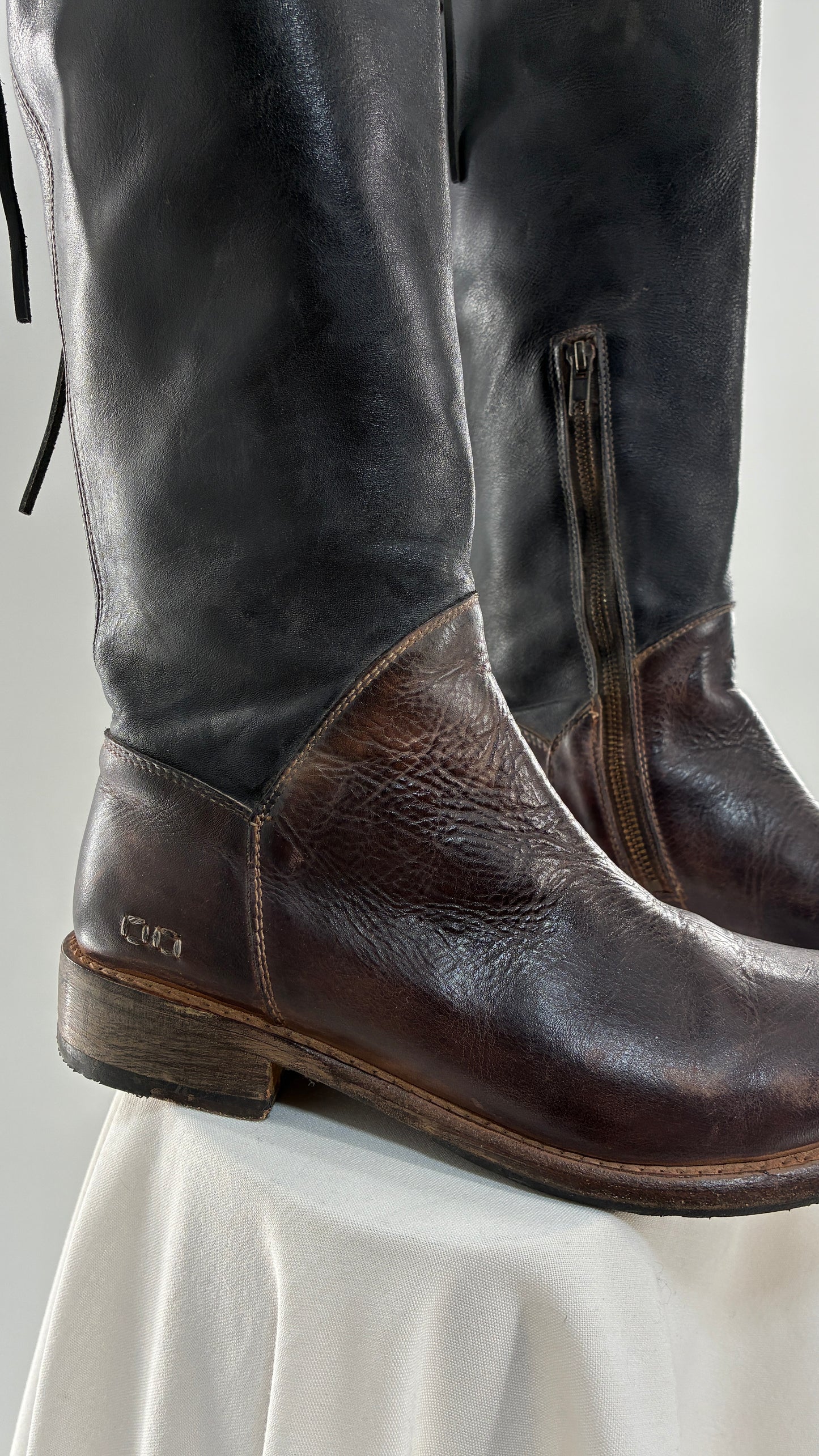 Vintage BEDSTÜ Manchester Two Toned Tall Riding Boots (7)