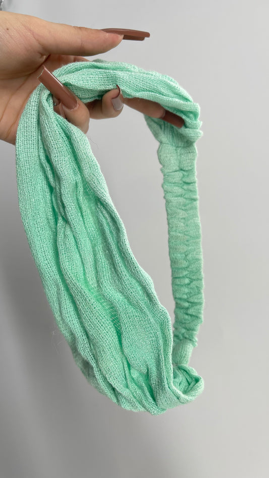 Urban Outfitters Seafoam Green Woven Headband