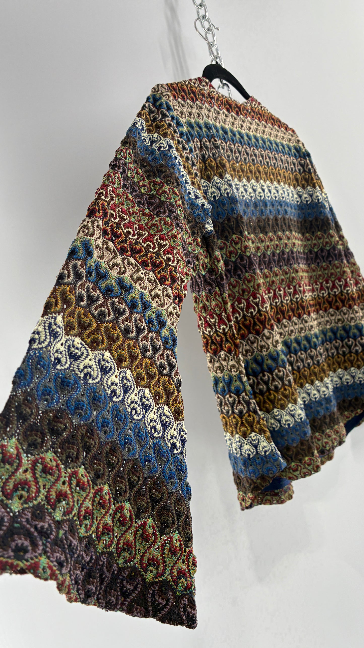 Vintage VENEZIA JEANS Knit Bell Sleeve Blouse (14/16)