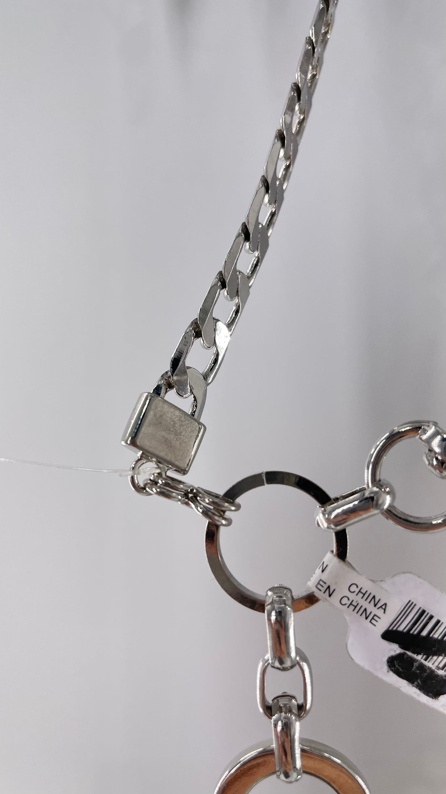 Urban Outfitters Silver Chain Link Choker/Buckle Chain