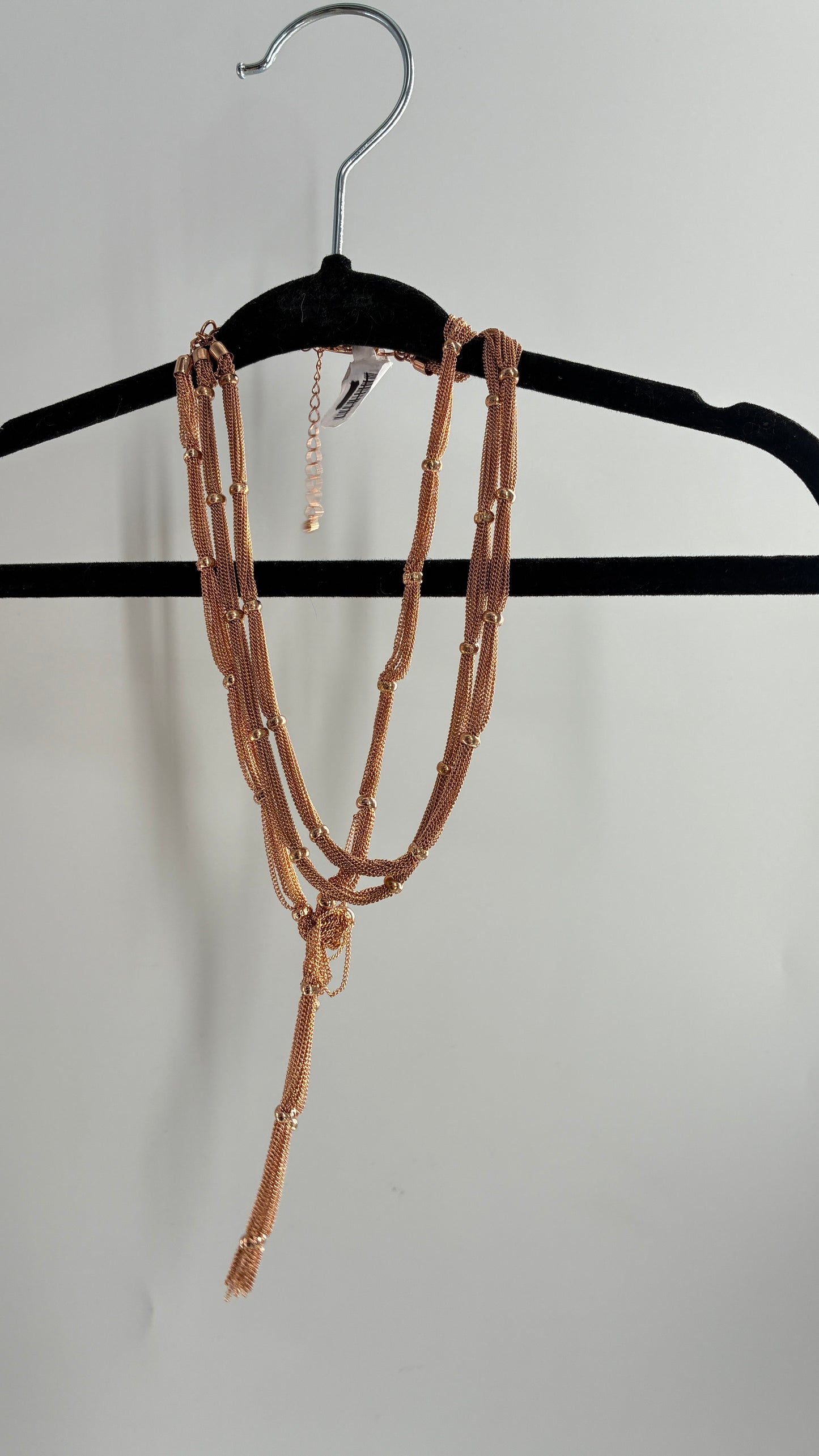 Free People Layered Bronze Chain Necklace