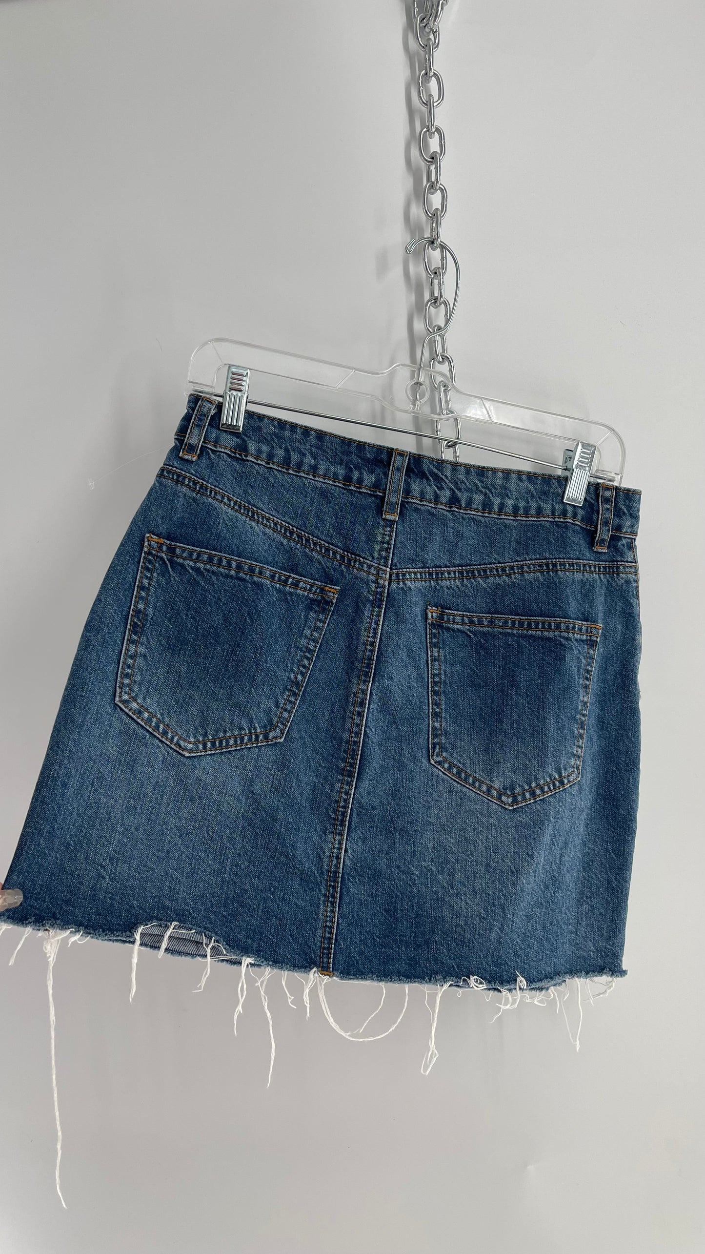 Tobi Denim Mini Skirt (Medium)