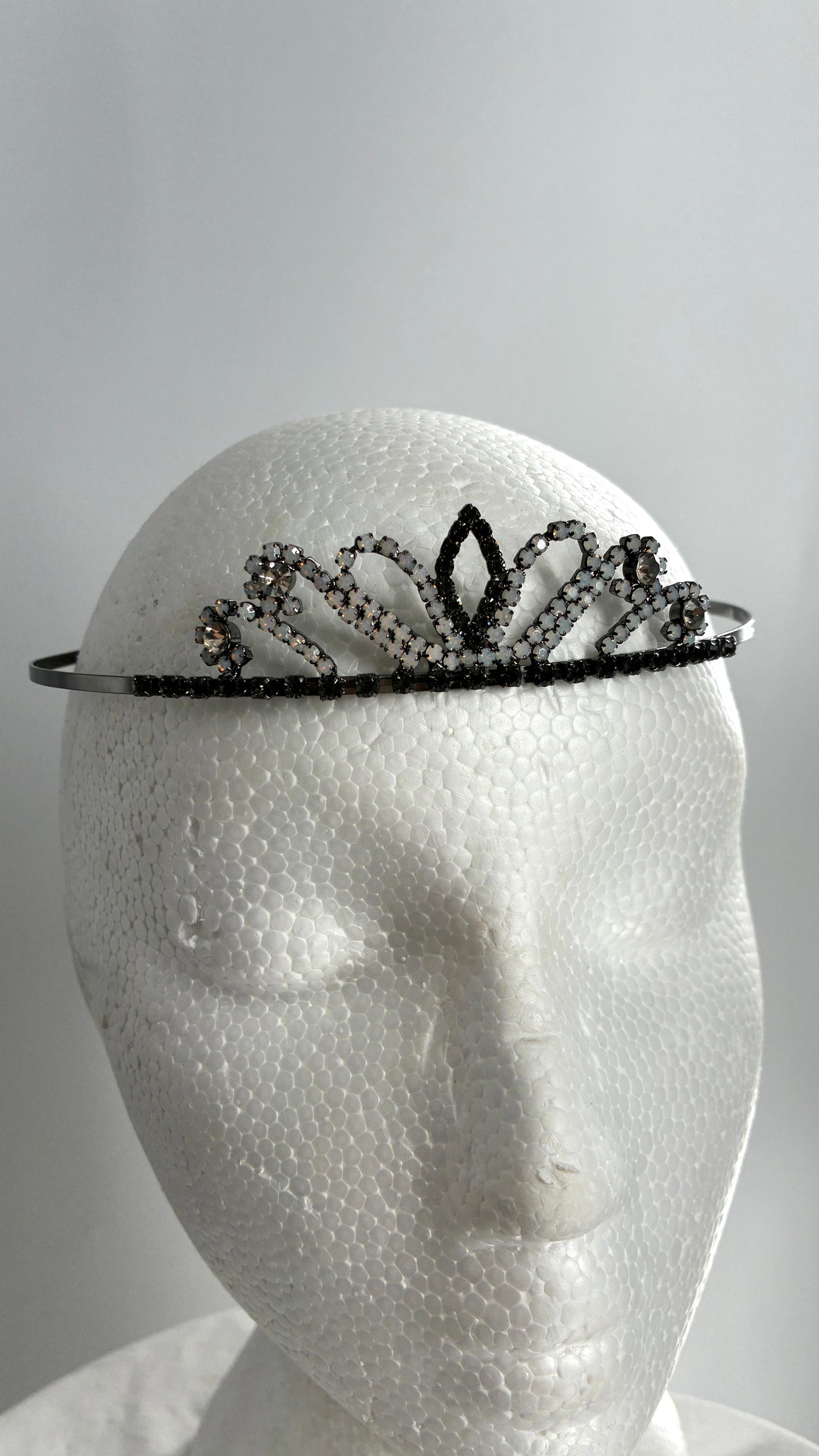 Free People Metal Rhinestone Tiara Headband