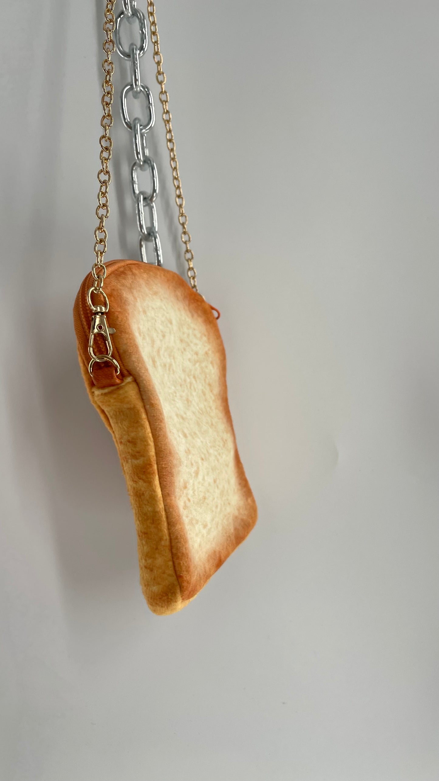 Toast Purse with Egg and Bacon Strips- Breakfast on The Go Bag