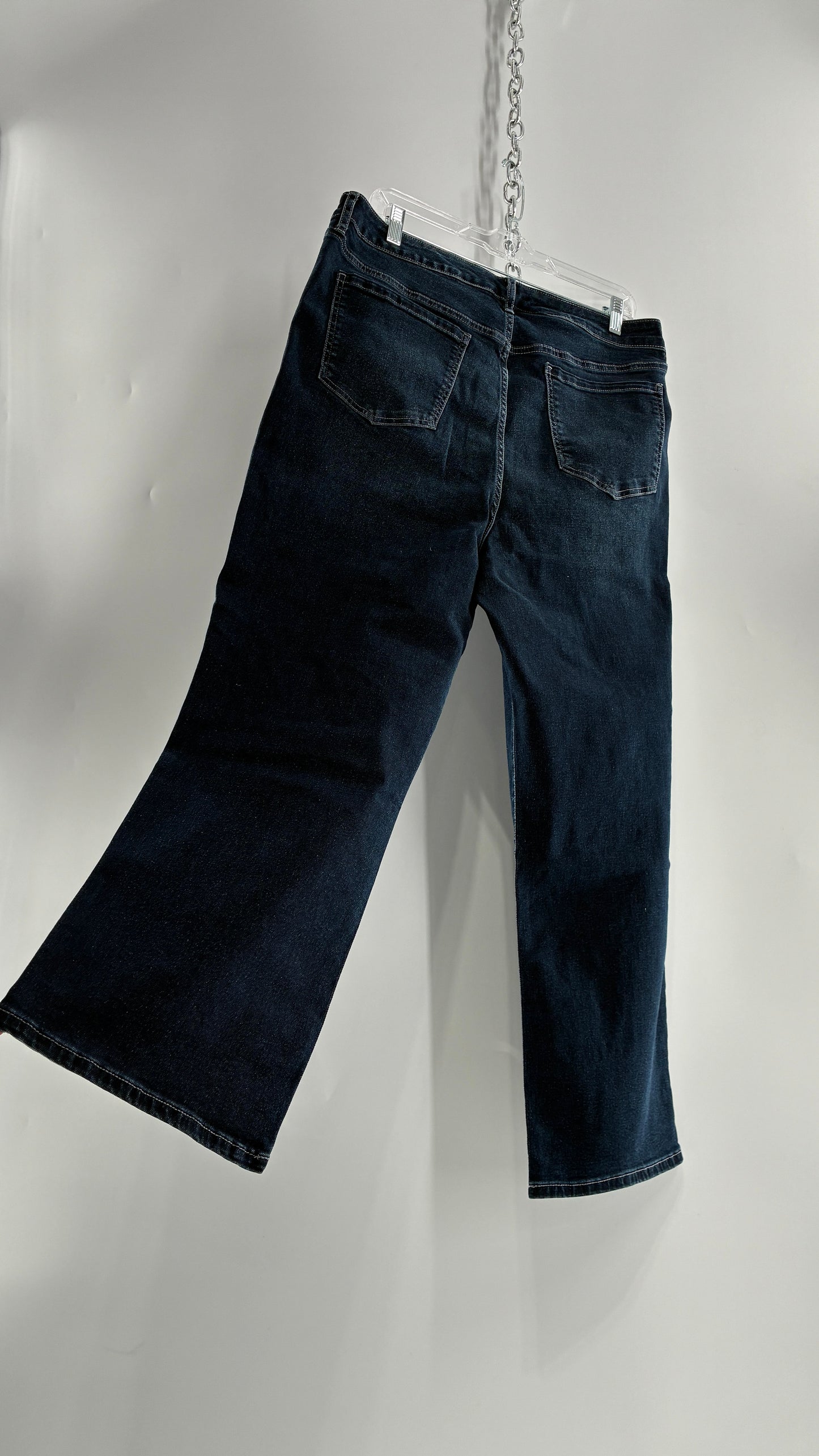 NINE WEST Cropped Button Front Jeans (16)