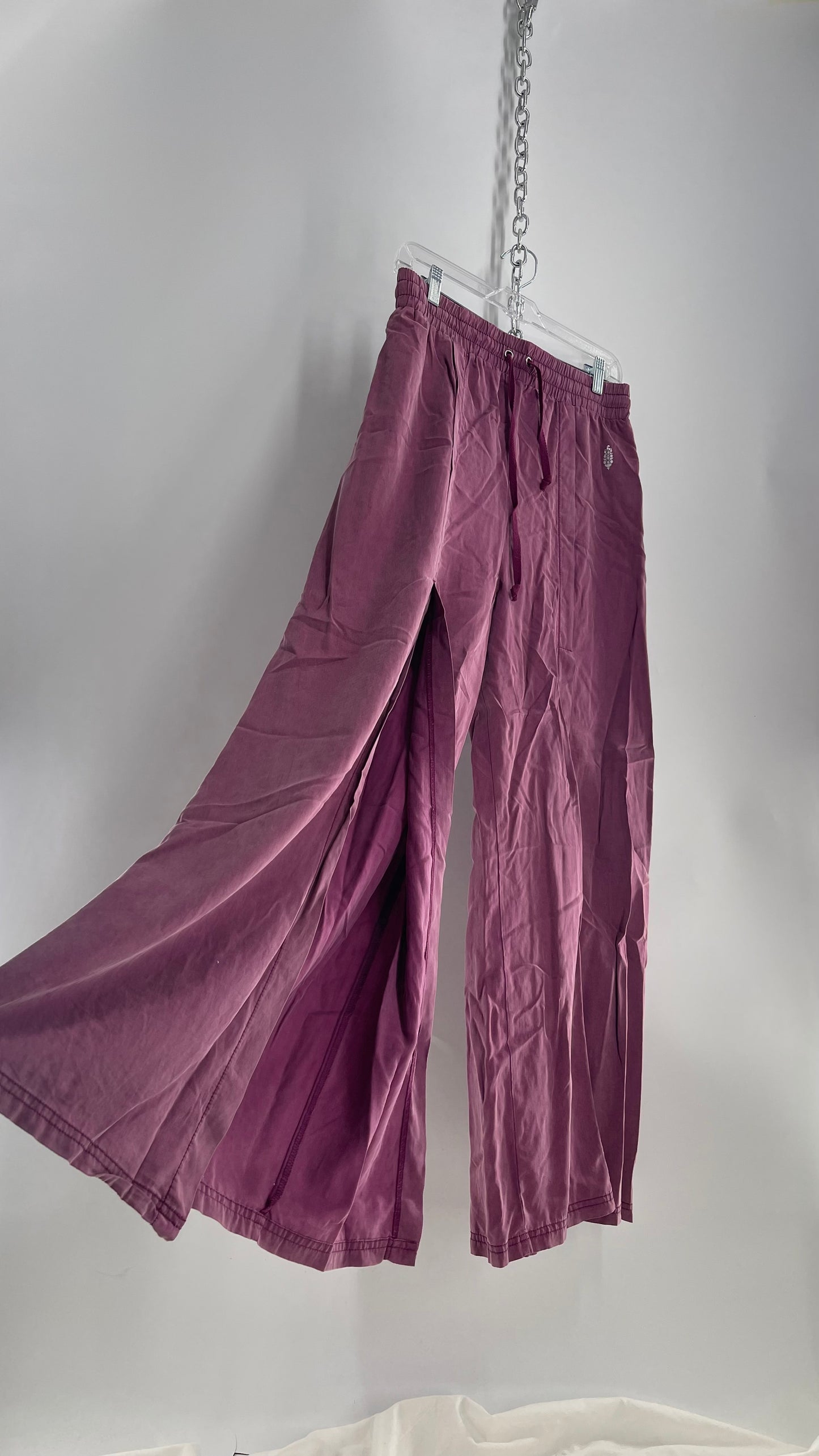 Free People Movement Pink/Purple Baggy Yoga Pant (Small)