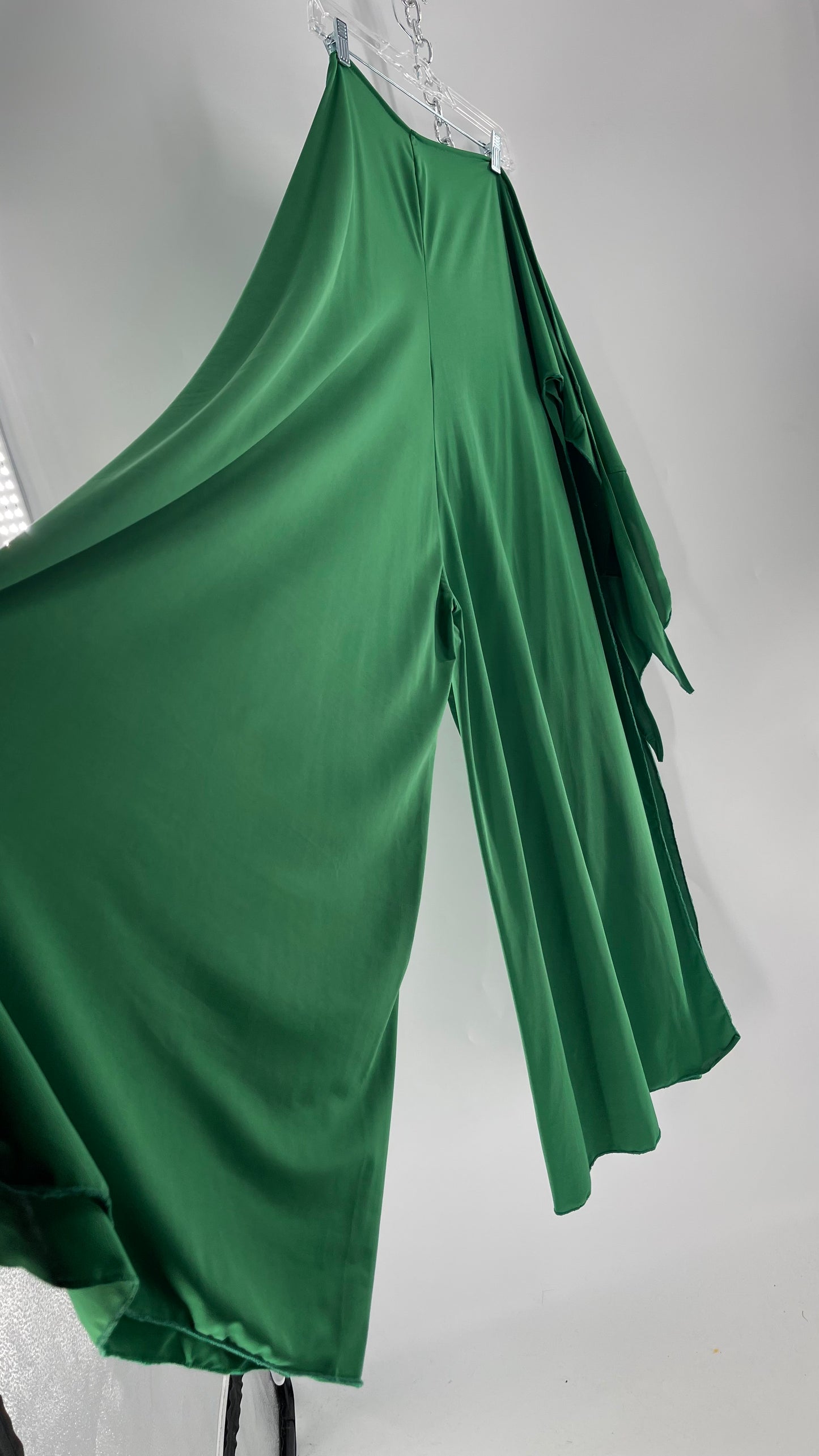 Handmade 9 in 1 Kelly Green Lycra Jumpsuit (One Size) •AS SEEN ON TIKTOK•
