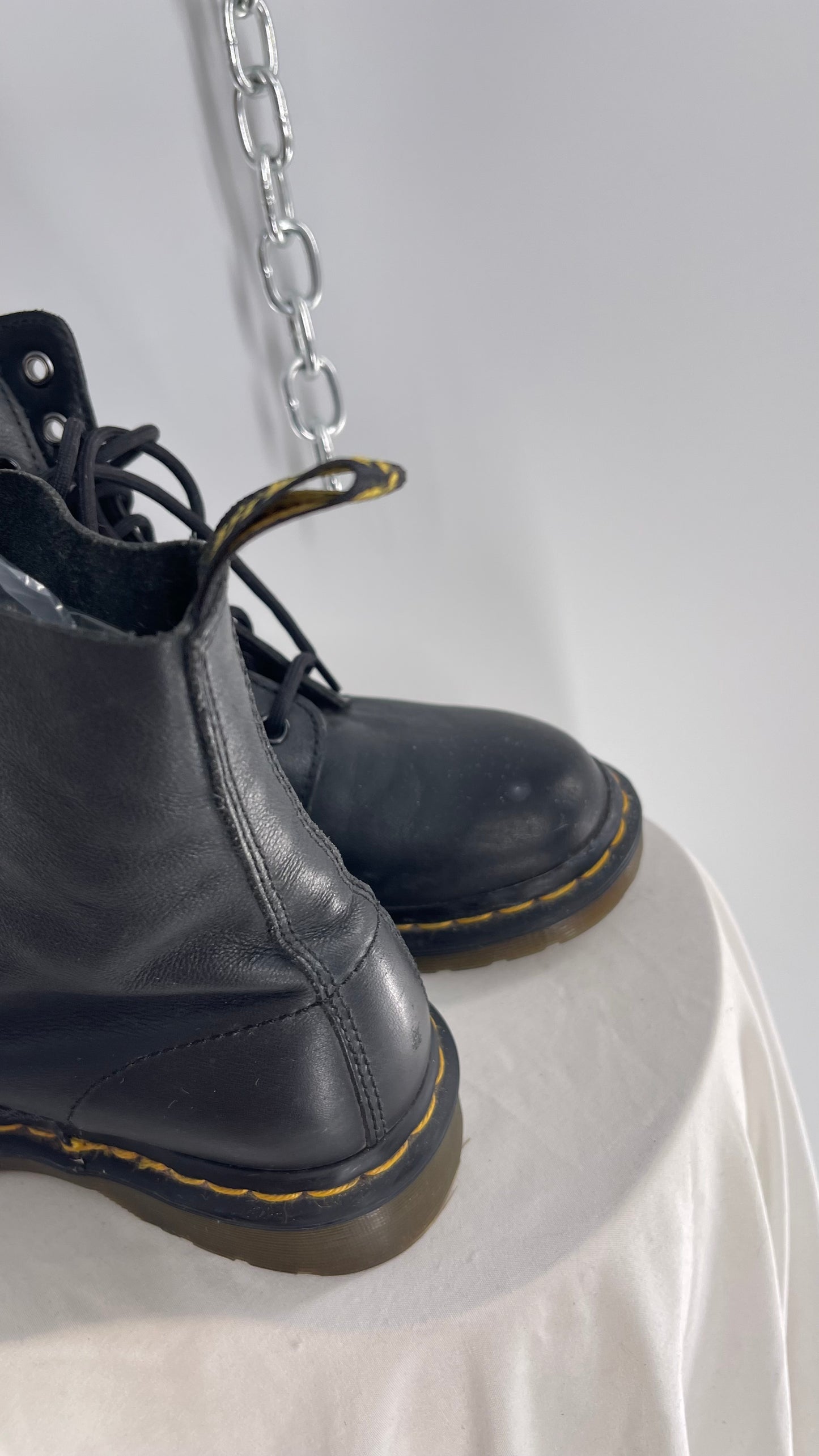 Doctor Martens Black Leather Virginia Pascal Boots (6)