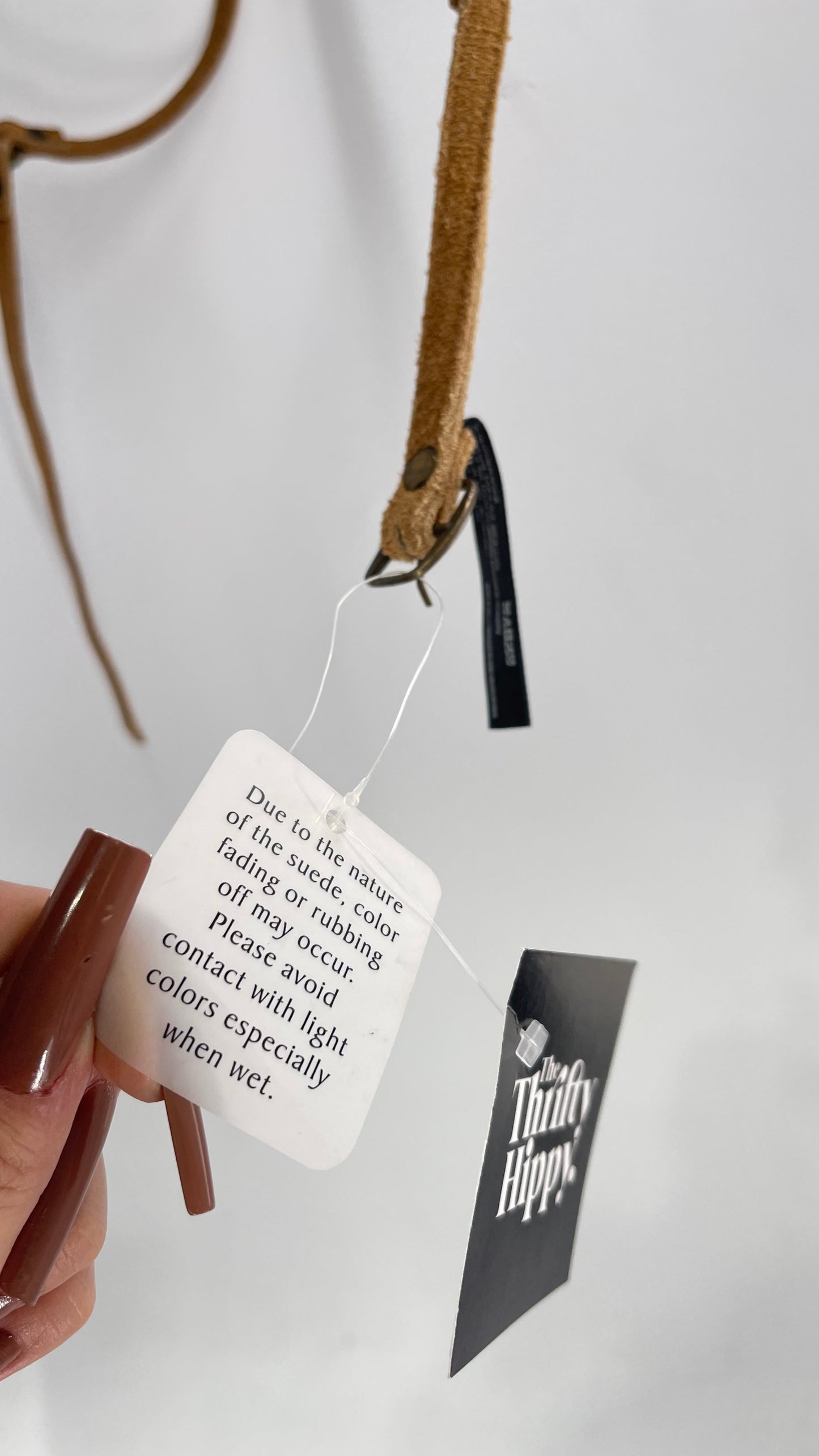 Free People Suede Leather Body Harness with Tag Attached (One Size)