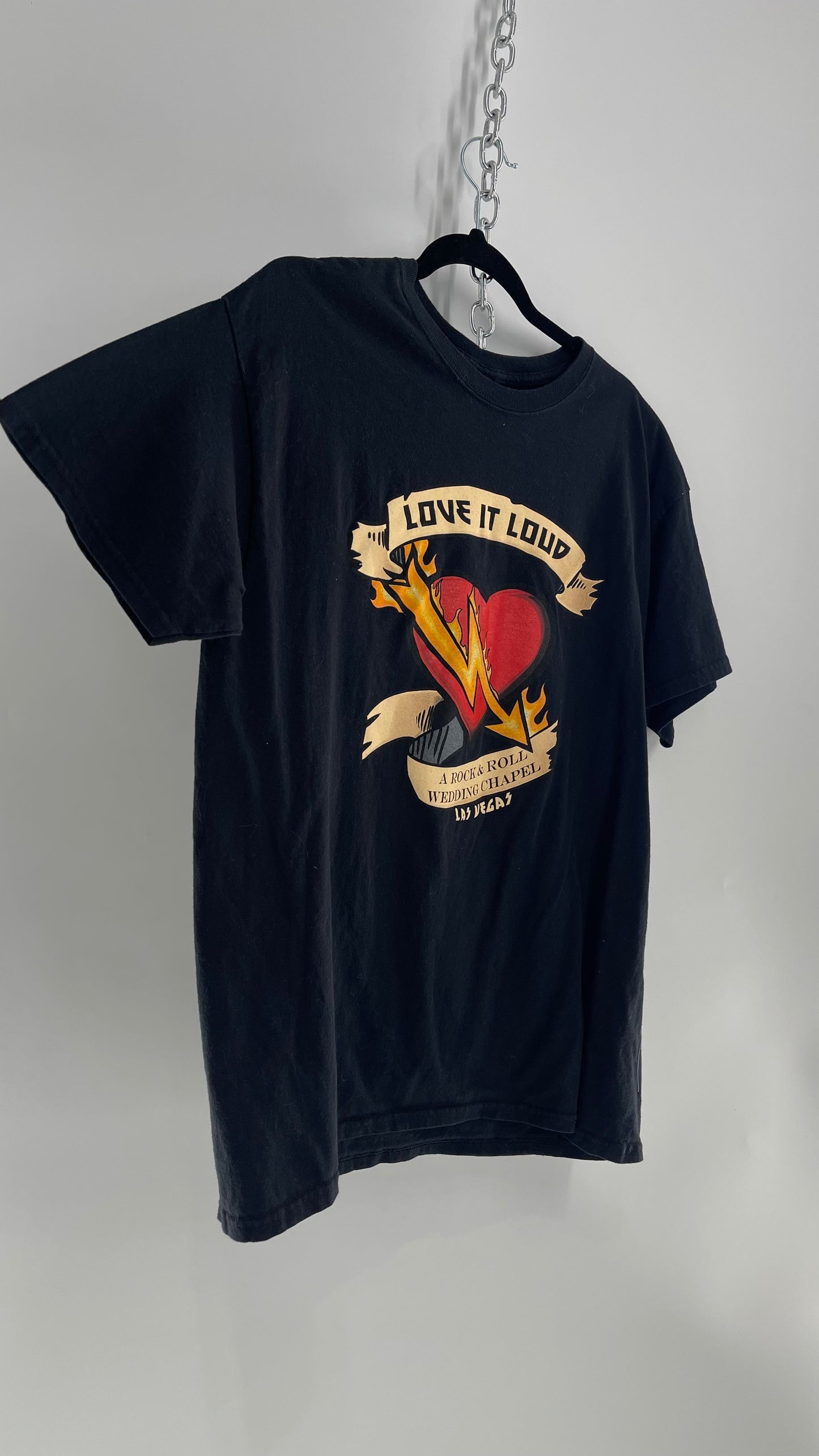 Vintage Love it Loud Las Vegas T Shirt (Medium)