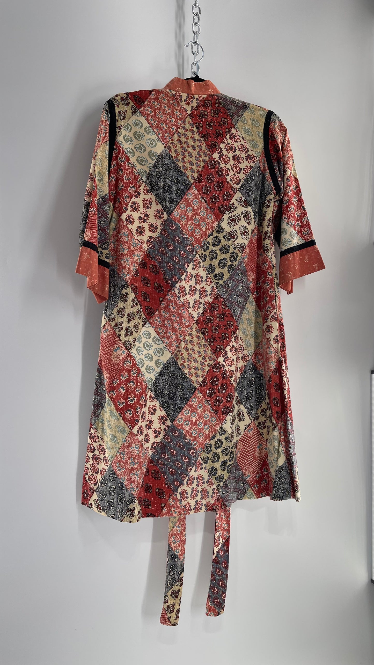 Vintage 1970s LANZ Patchwork Dress (Small)