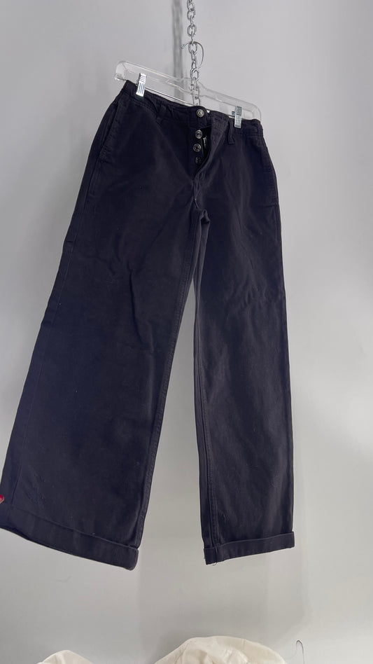 Free People Black Chinos/Skater/Carpenter Pant with Tags Attached (24)