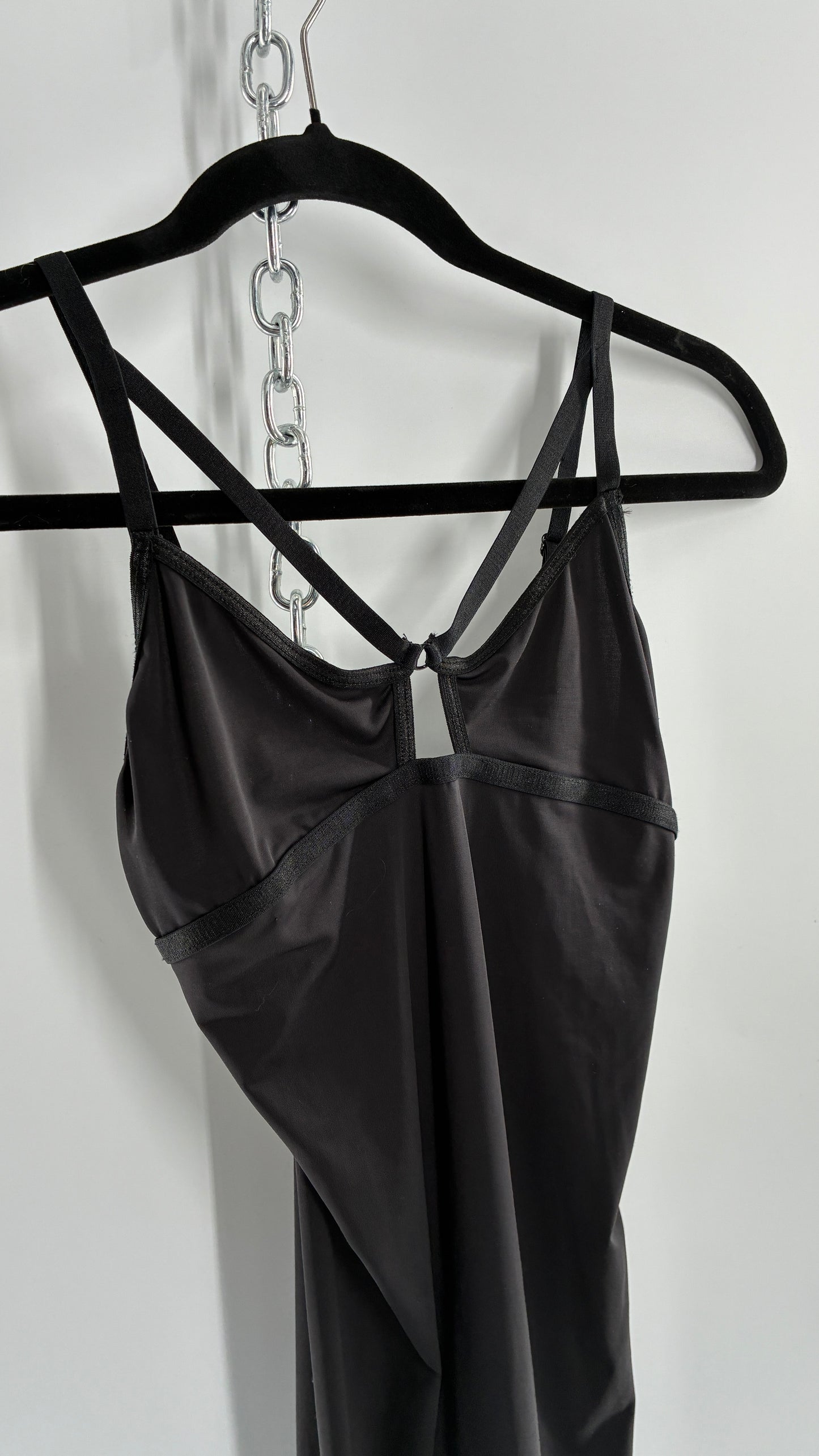 Urban Outfitters Out from Under Caged Black Spandex Black Dress (XS)
