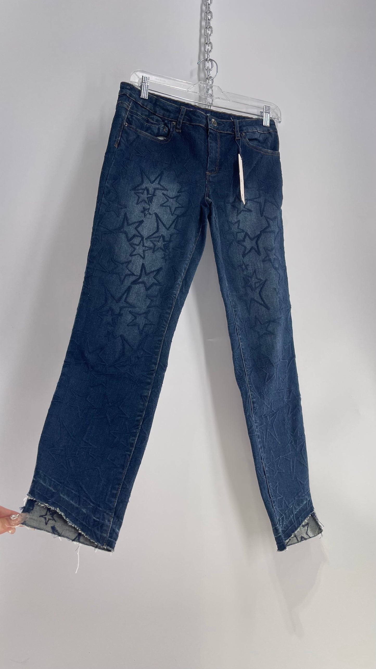 Tractr BLU Star Embroidered Jeans with Tags (28)