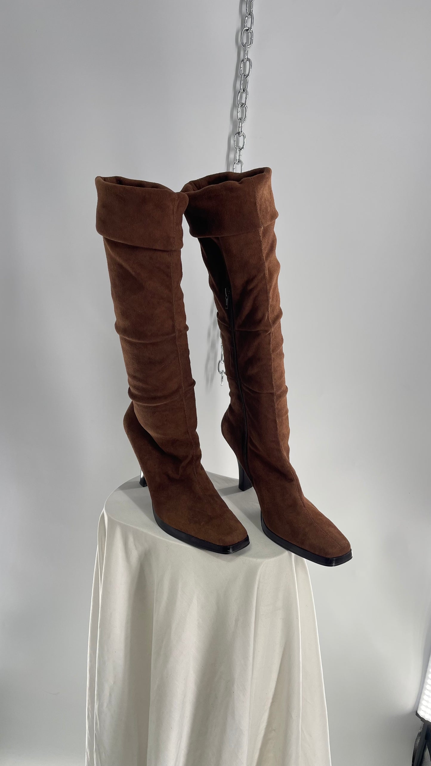 Vintage DIBA Round Toe Knee High Boots (10)