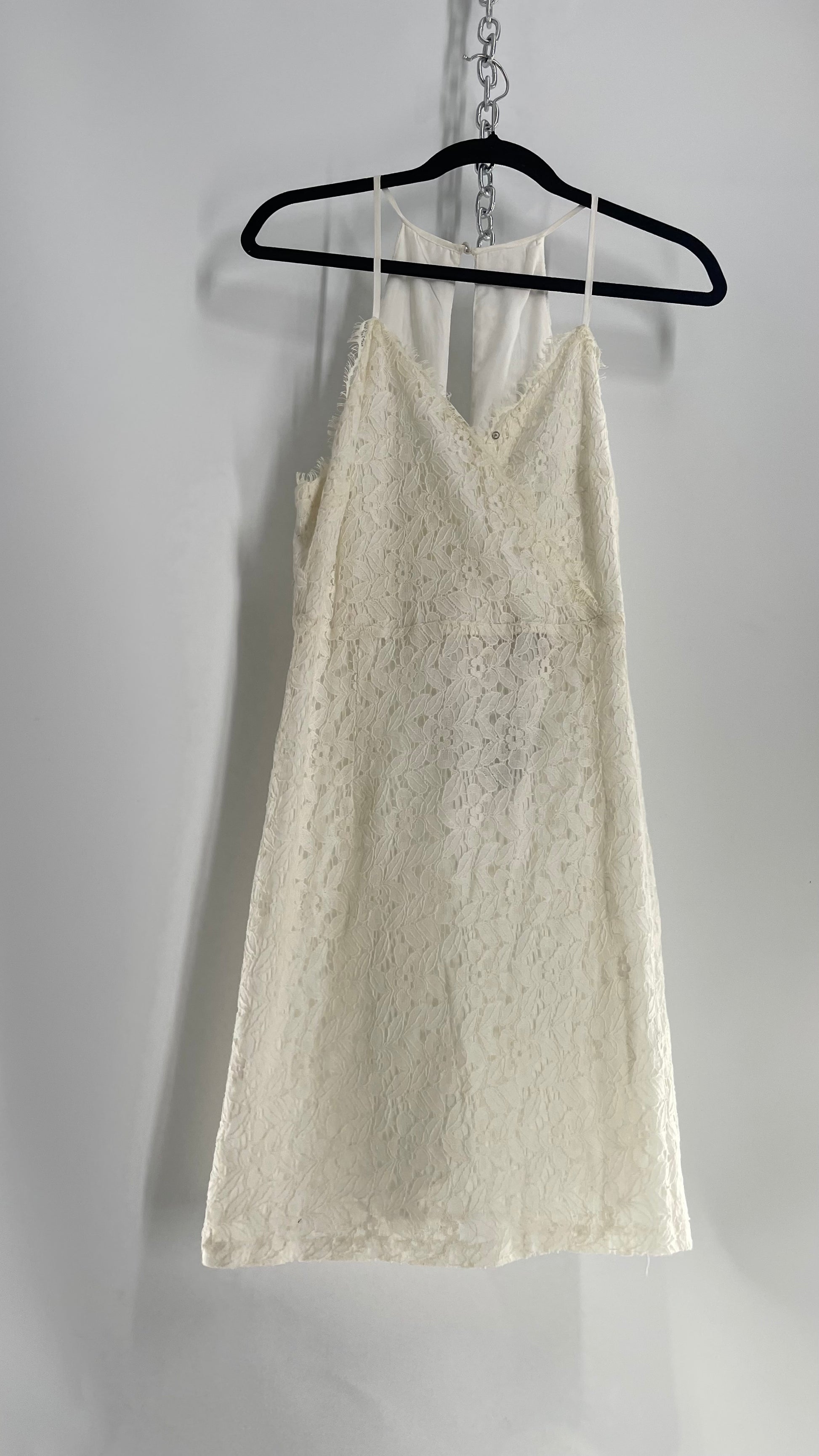 Urban Outfitters Kimchi Blue White Lace Mini Dress (10/Medium) Urban Outfitters Kimchi Blue White Lace Mini Dress (10/Medium)