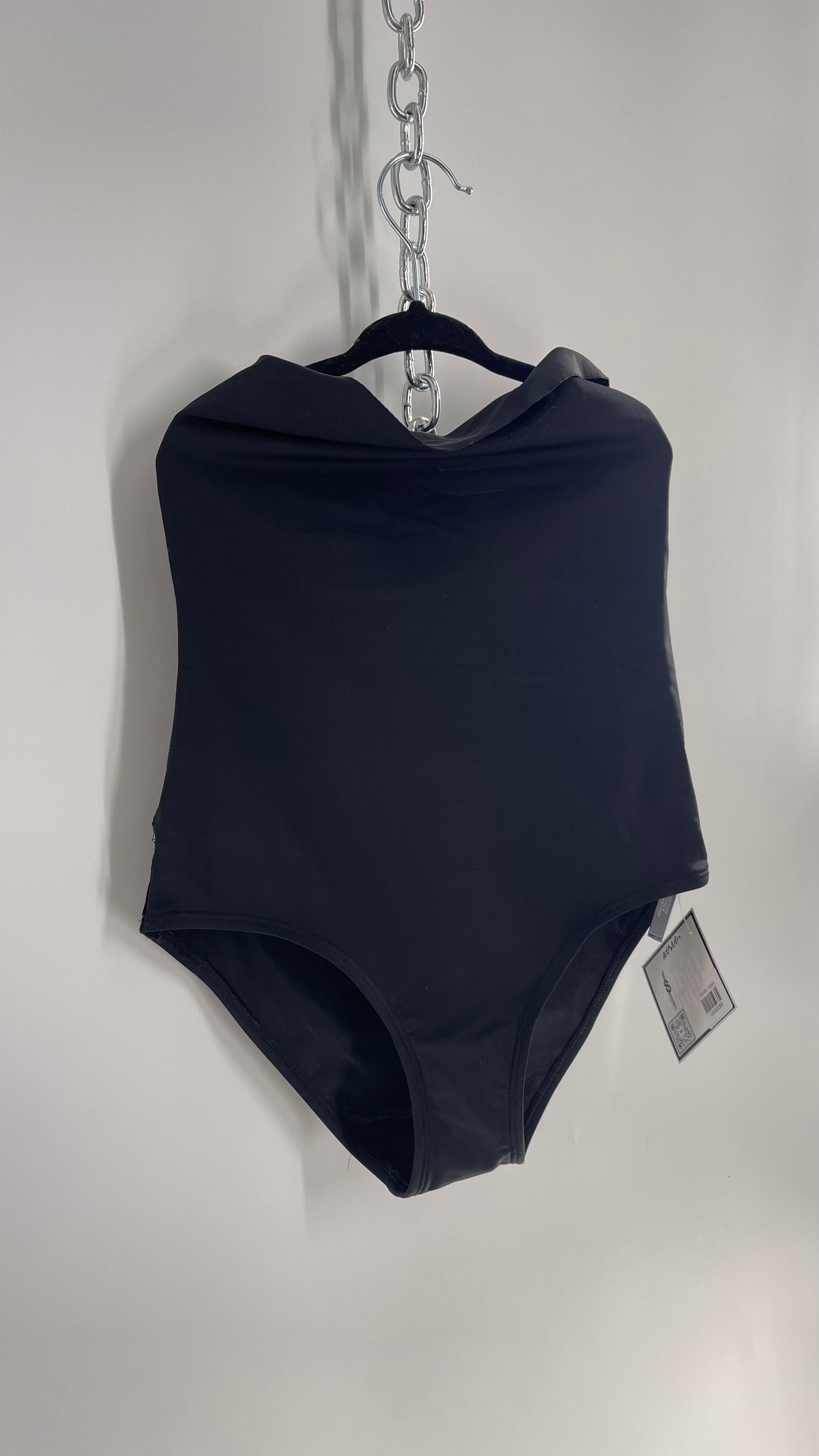 Aerie Black Ultra High Waisted Swim Bottoms (XS)