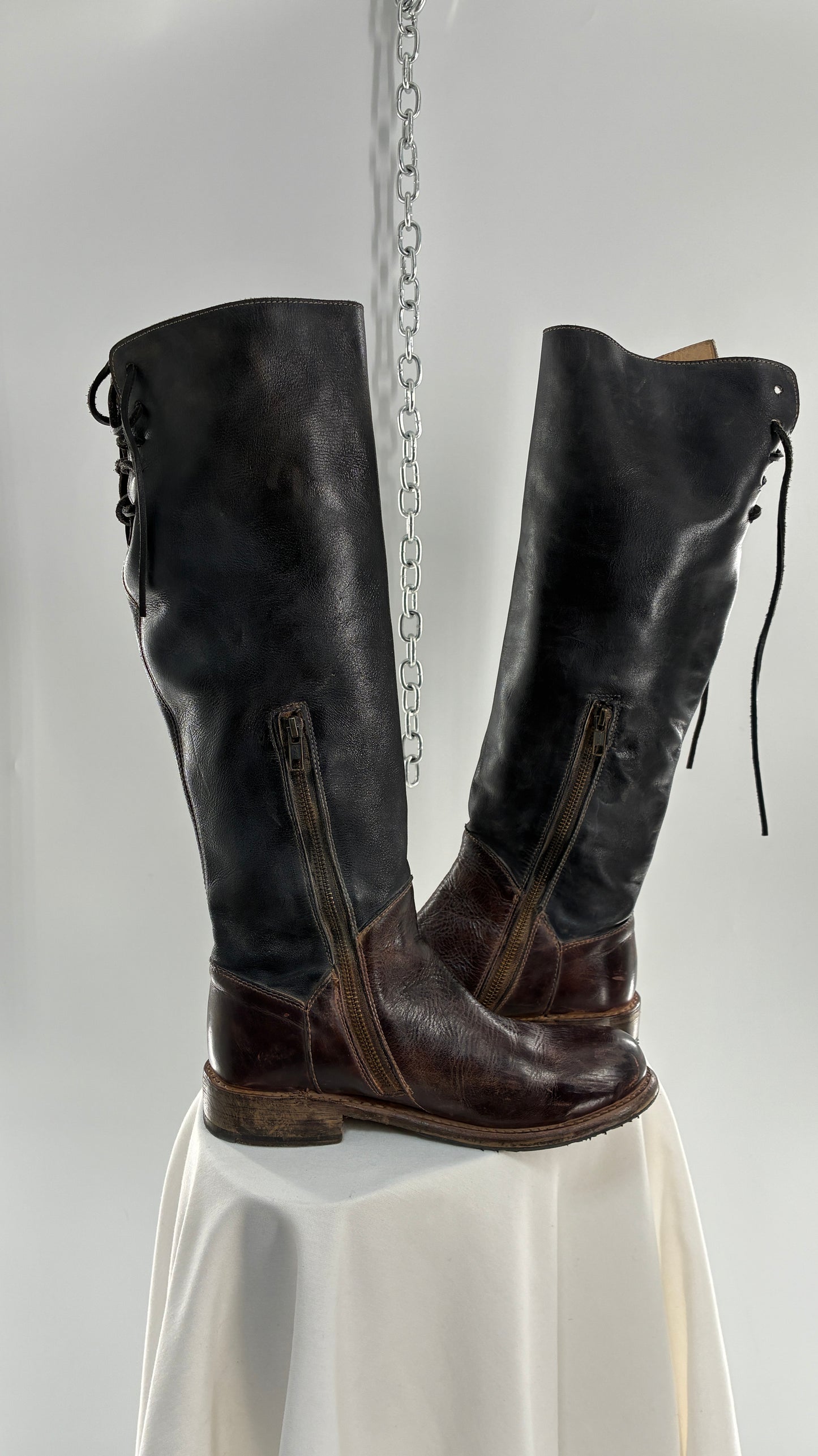 Vintage BEDSTÜ Manchester Two Toned Tall Riding Boots (7)