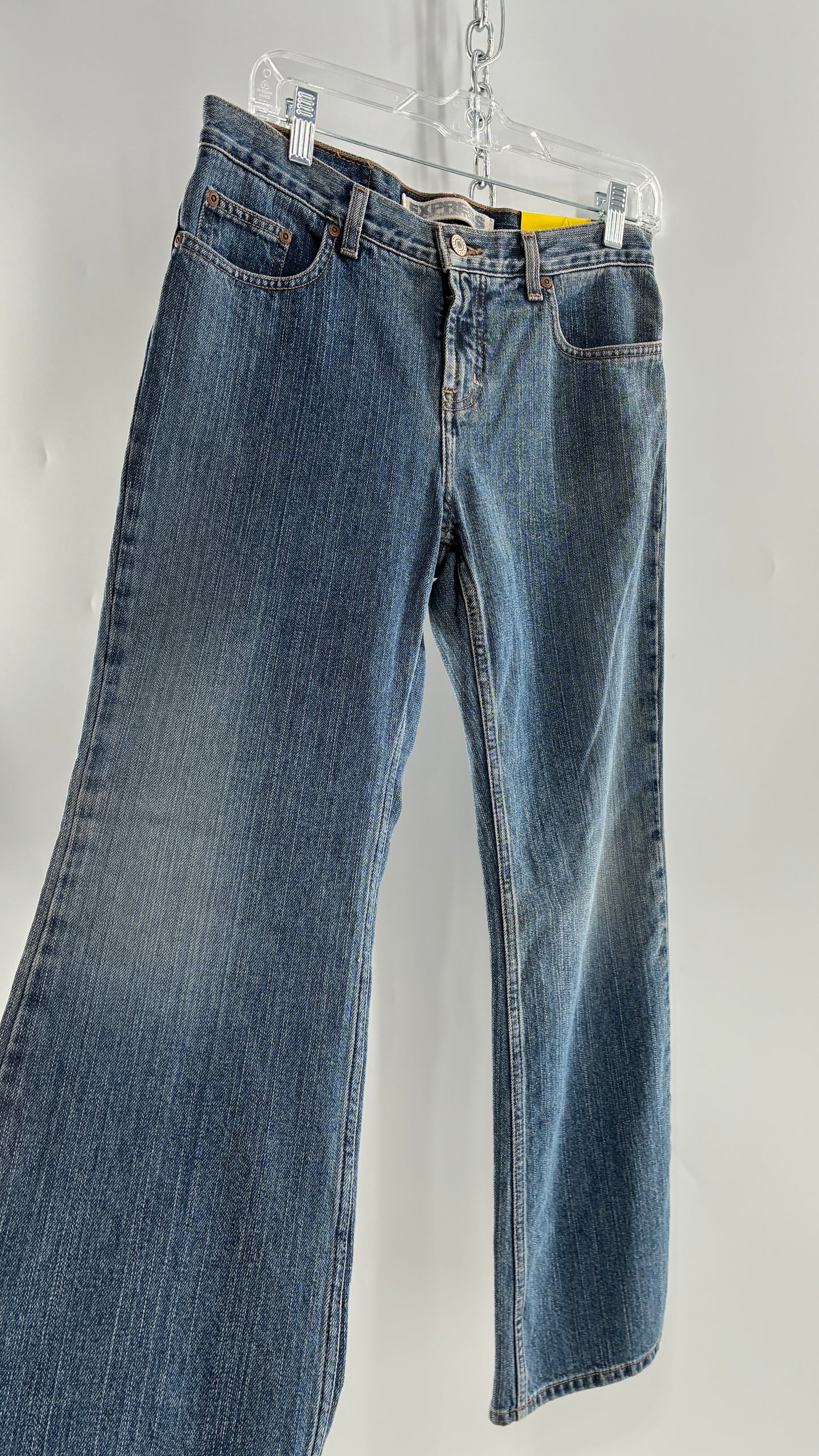 Deadstock Vintage EXPRESS Low Rise Flared Jeans (7/8)
