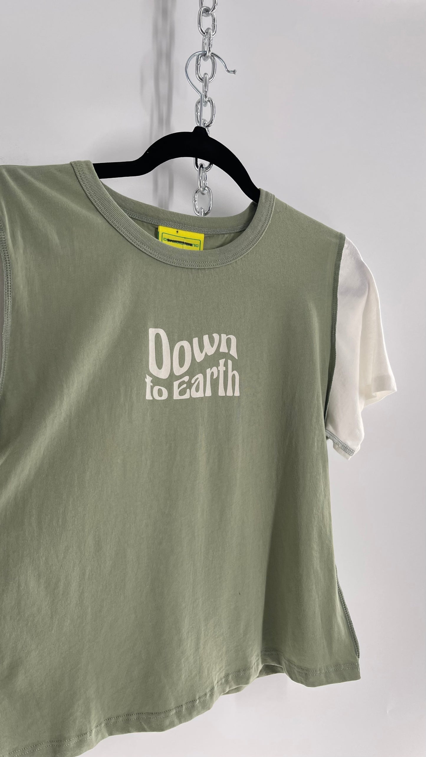 Denimcratic Down to Earth Reverse Stitch T Shirt (Large)