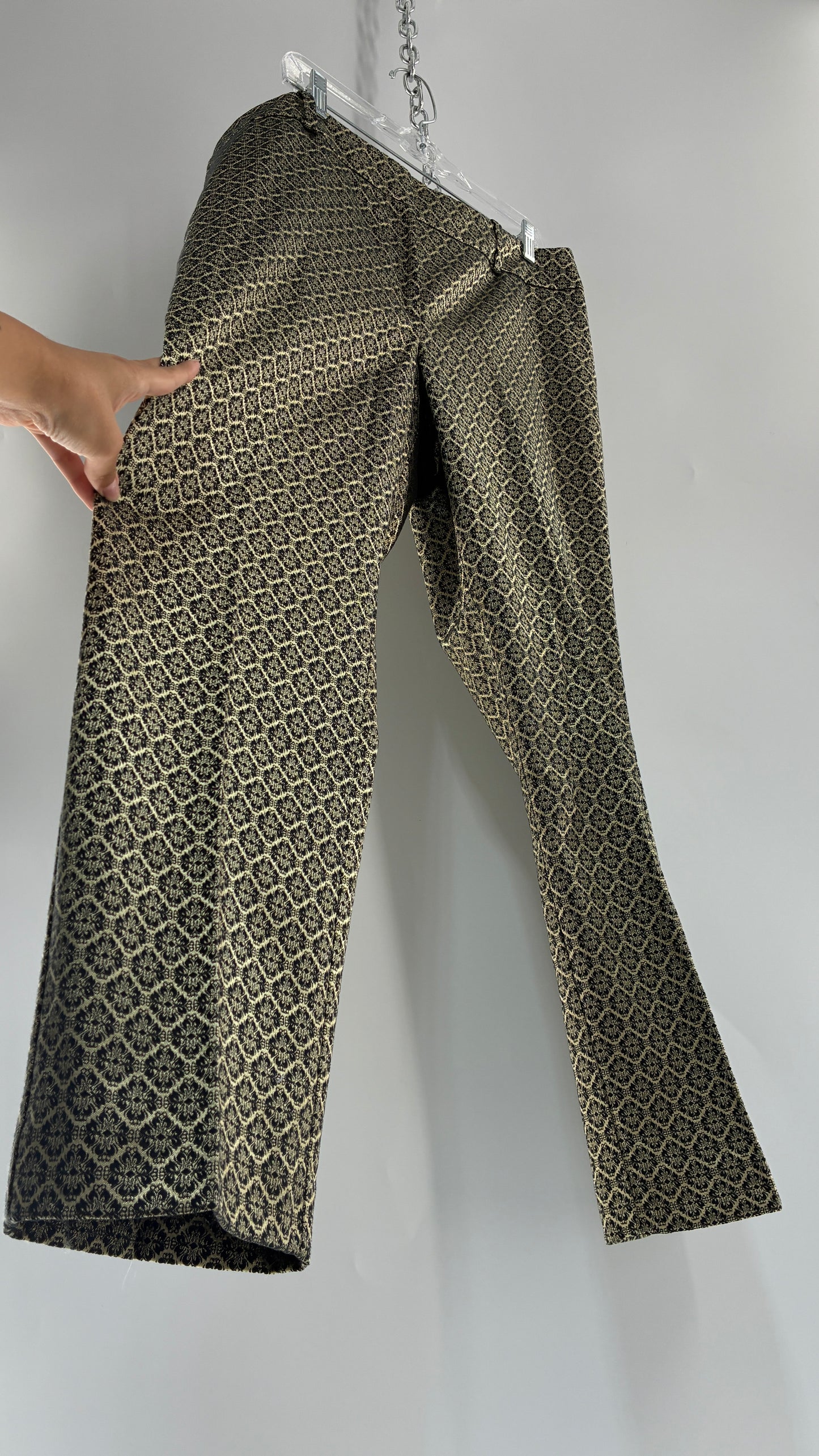 ANNE TAYLOR Signature Woven Pleated Trouser  (14)