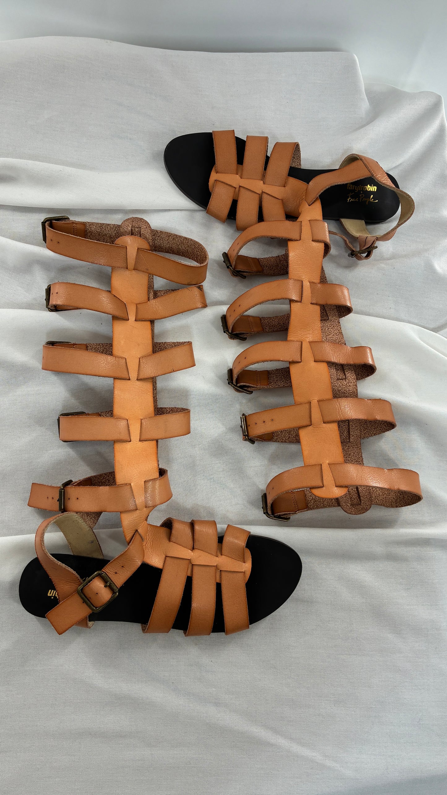 Farylrobin + Free People Genuine Leather Gladiator Style Sandal (9)