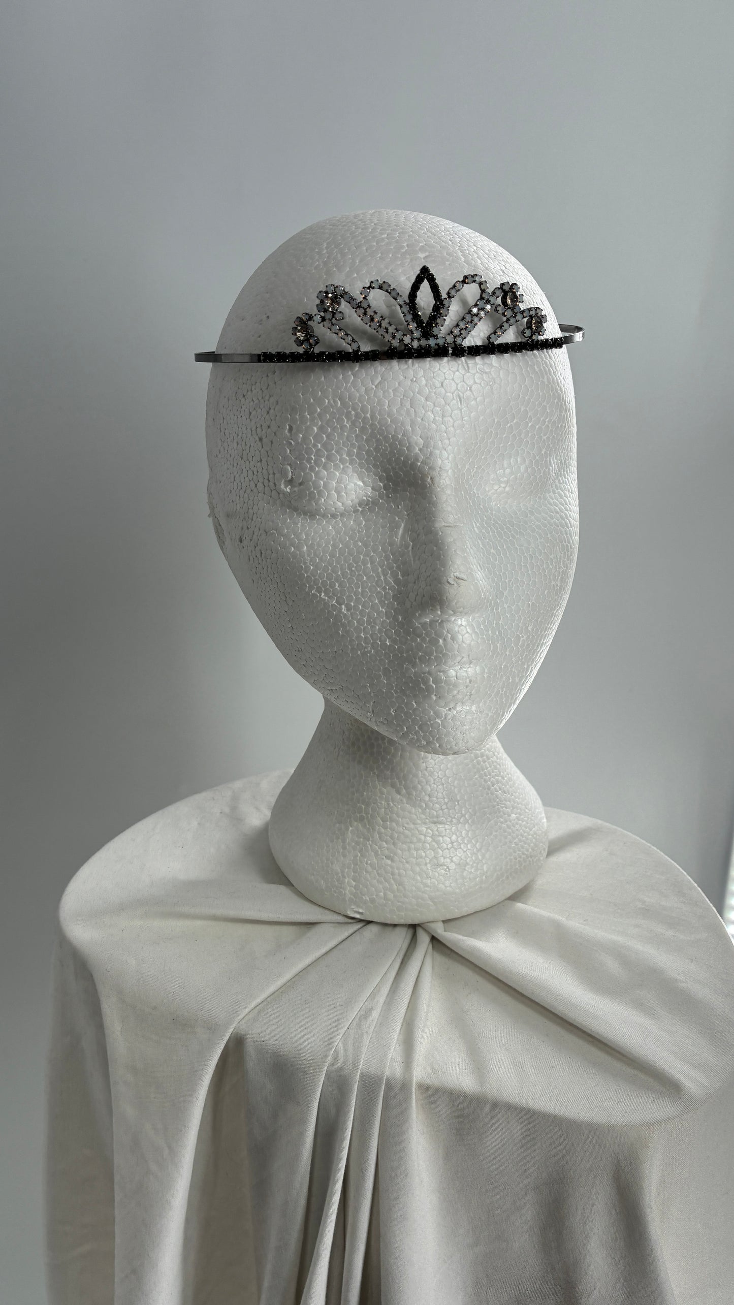 Free People Metal Rhinestone Tiara Headband