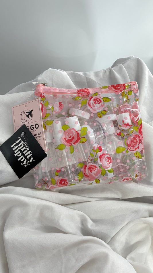 Urban Outfitters Rose Travel Skincare Beauty Kit