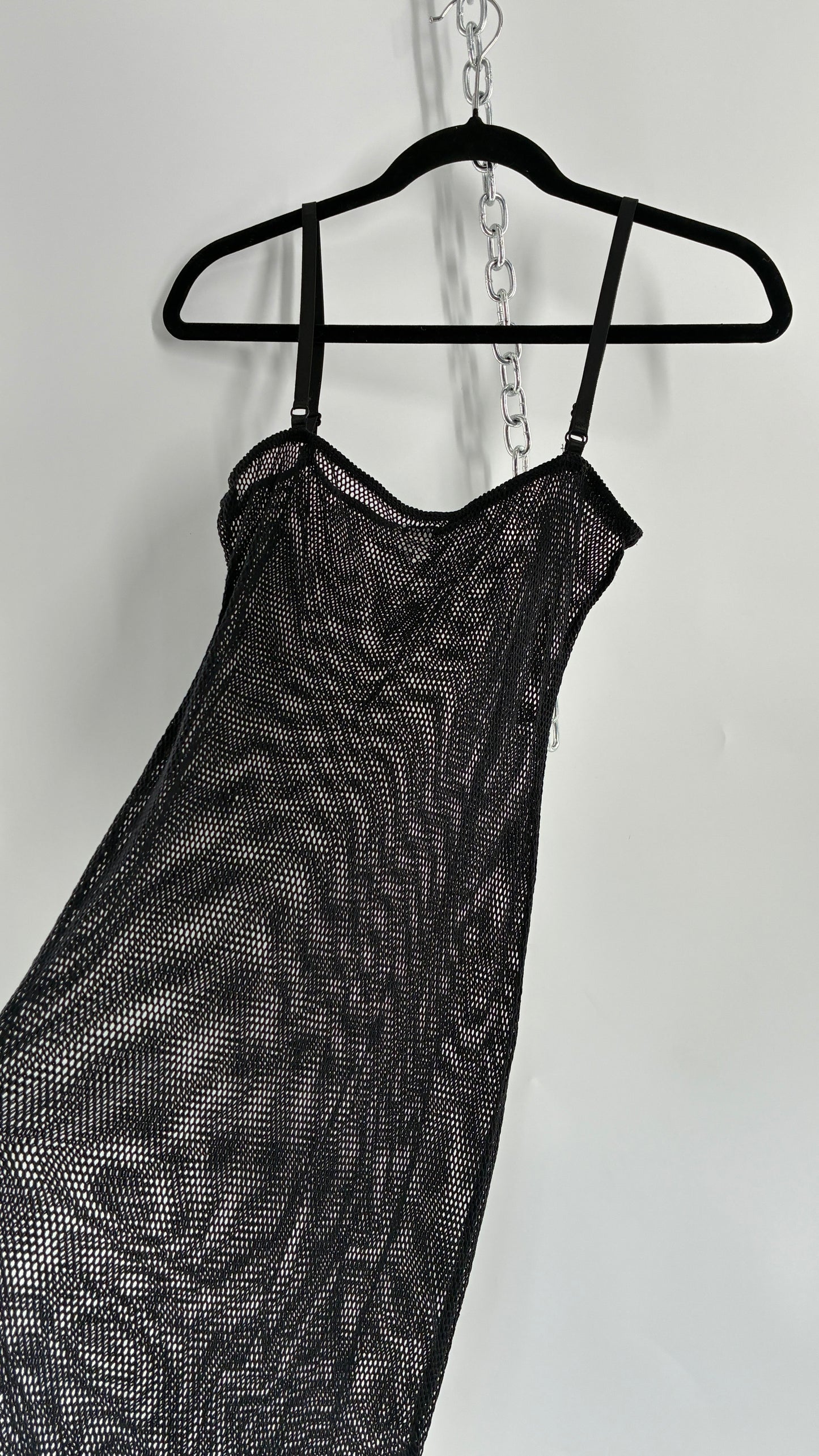 Urban Outfitters Out from Under Black Stretchy Mesh Mini (Small)