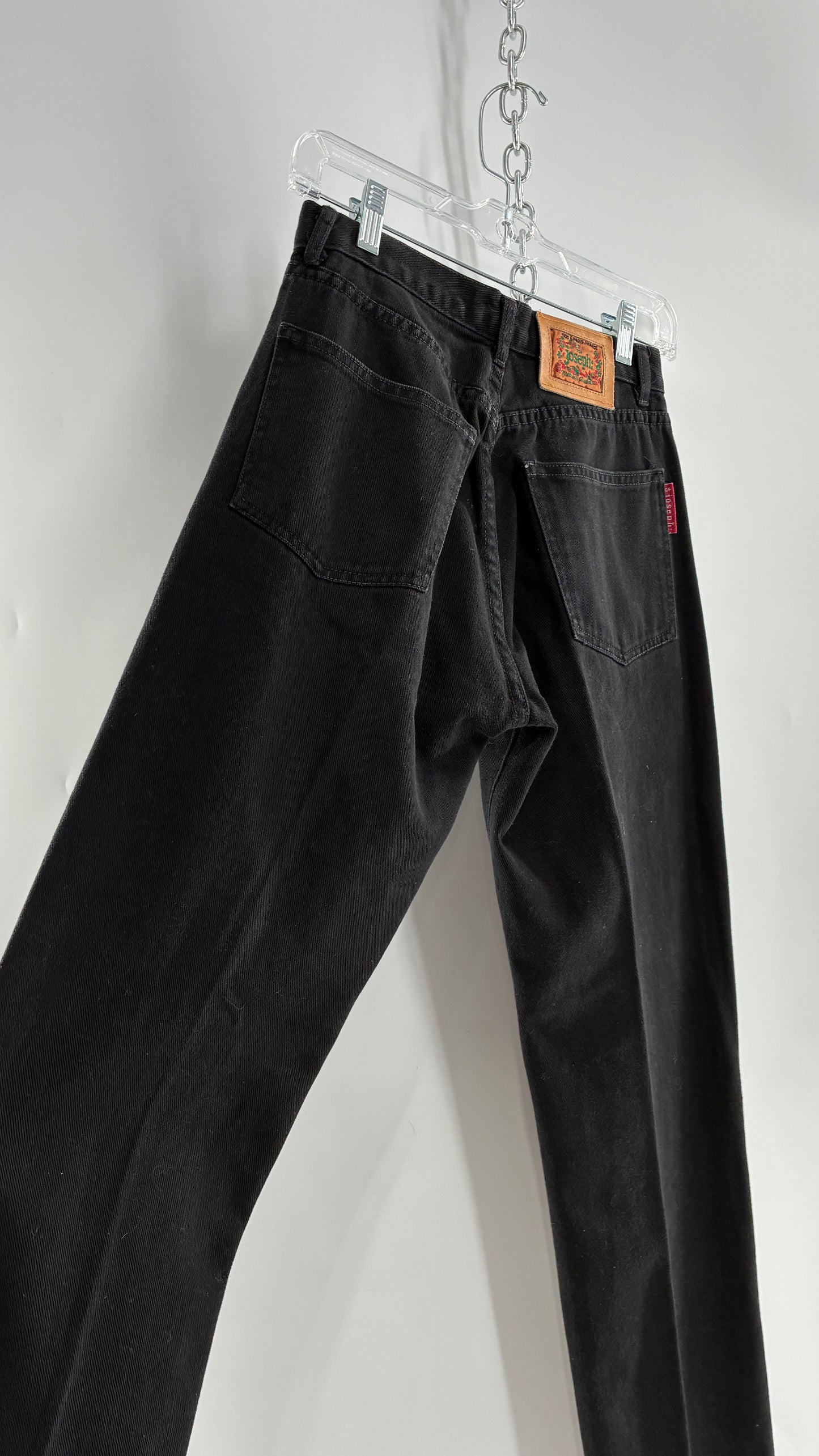 Vintage For Joseph Paris, France Black High Waisted Mom Jean (28)