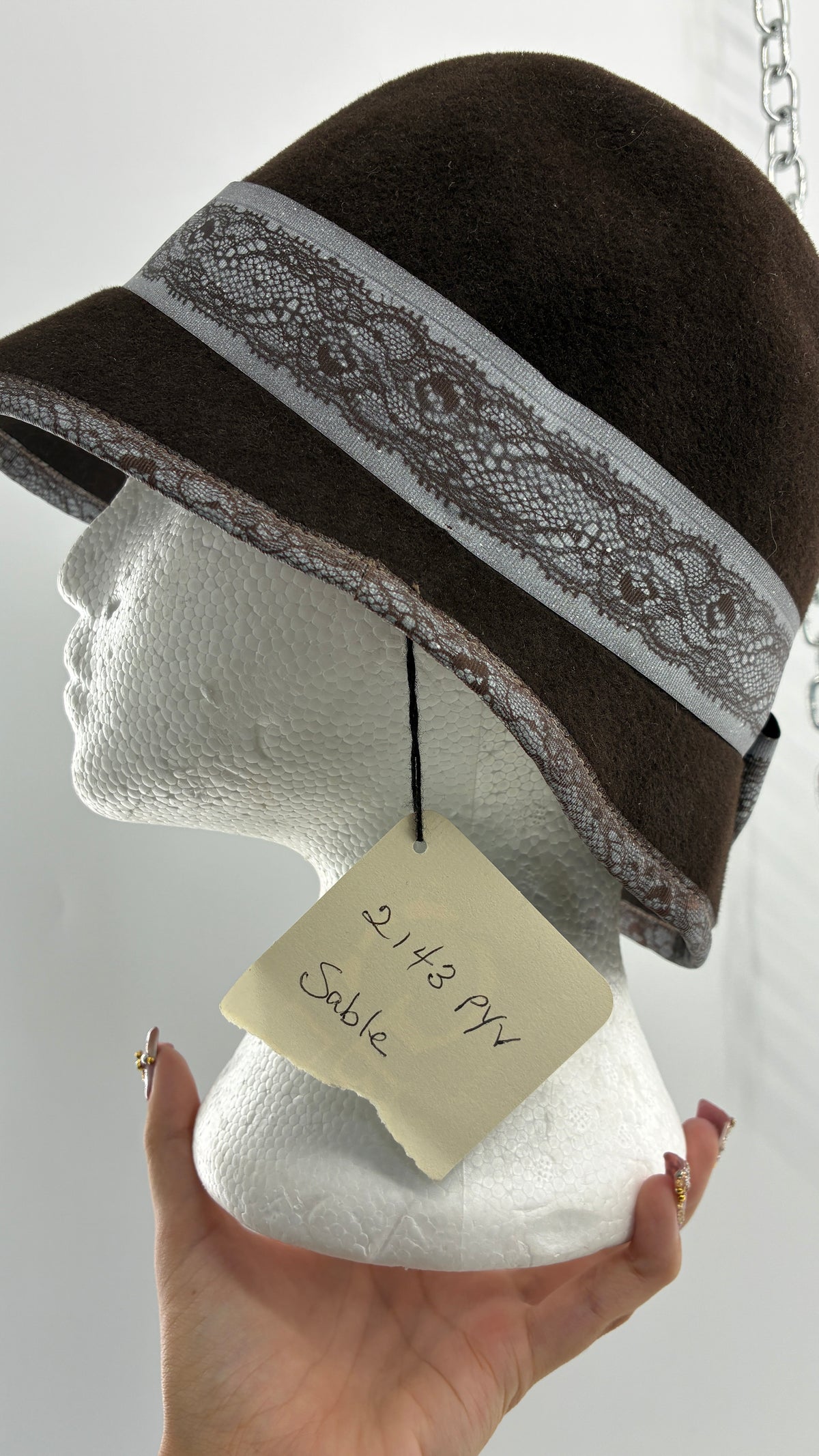 Deadstock Vintage LOUISE GREEN Millinery Hat