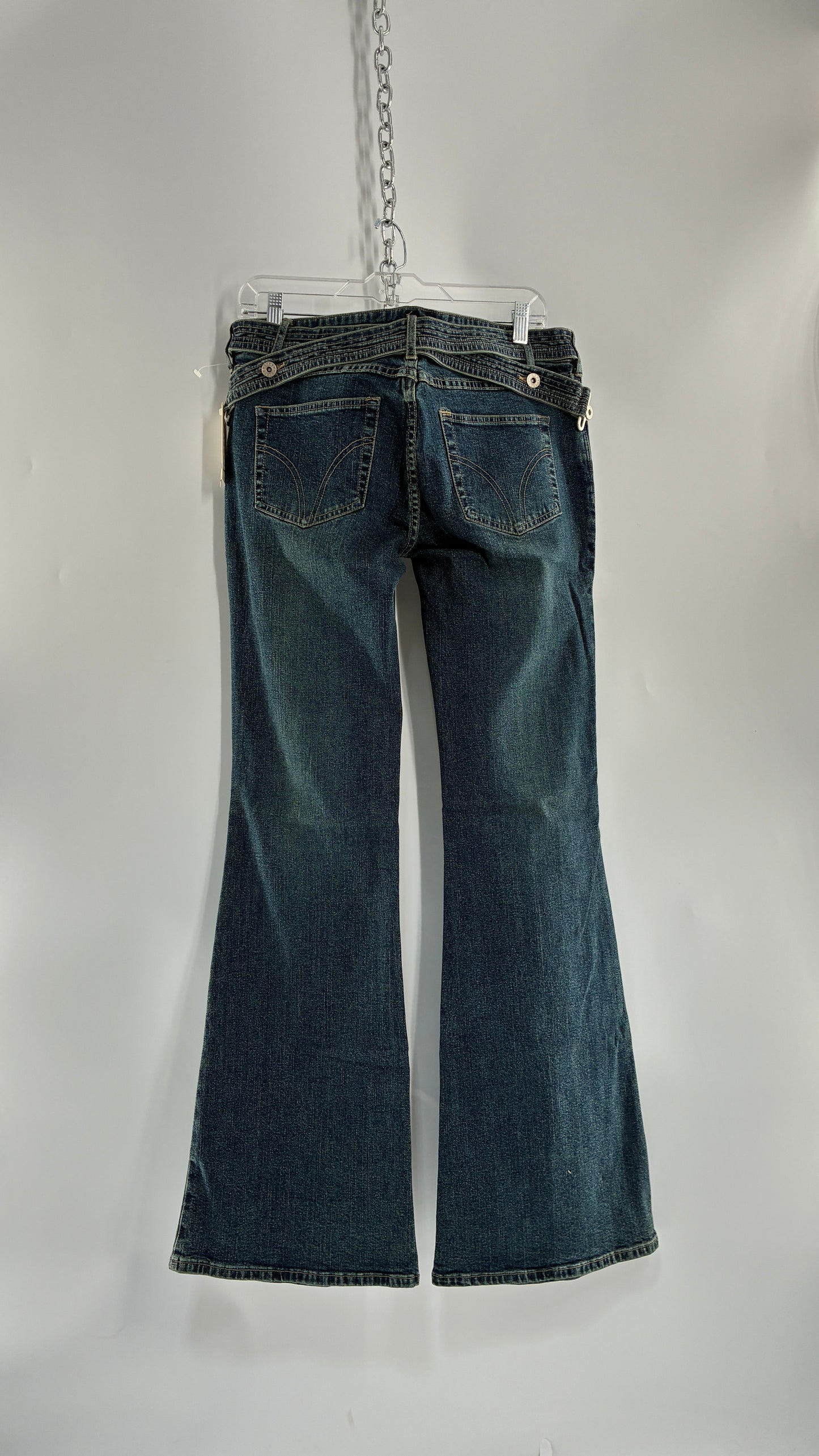 Deadstock Vintage TANNA JEANS with Cross Over Bum Detail and Tags Attached (8)