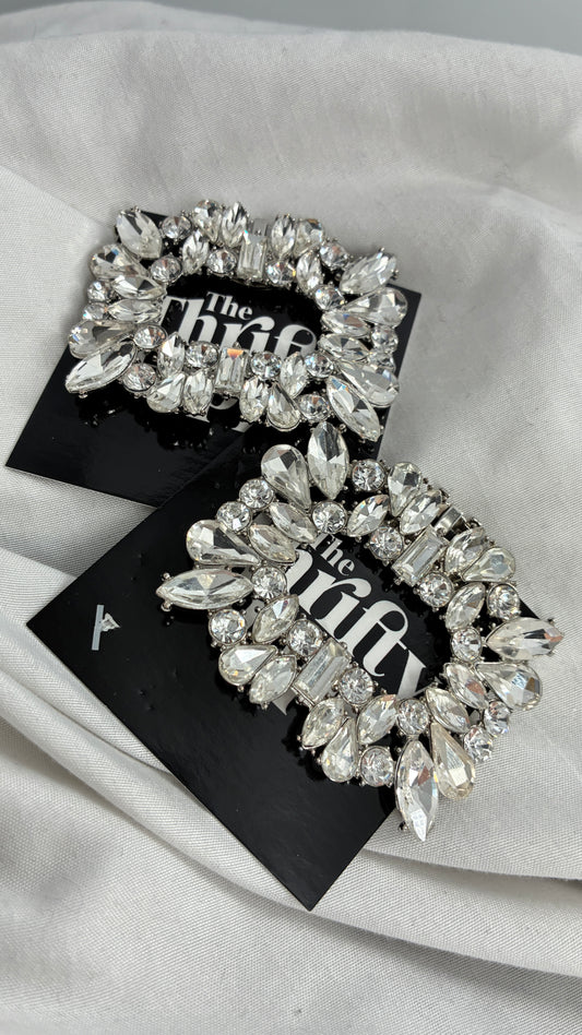 Rhinestone Crystal Shoe Clips