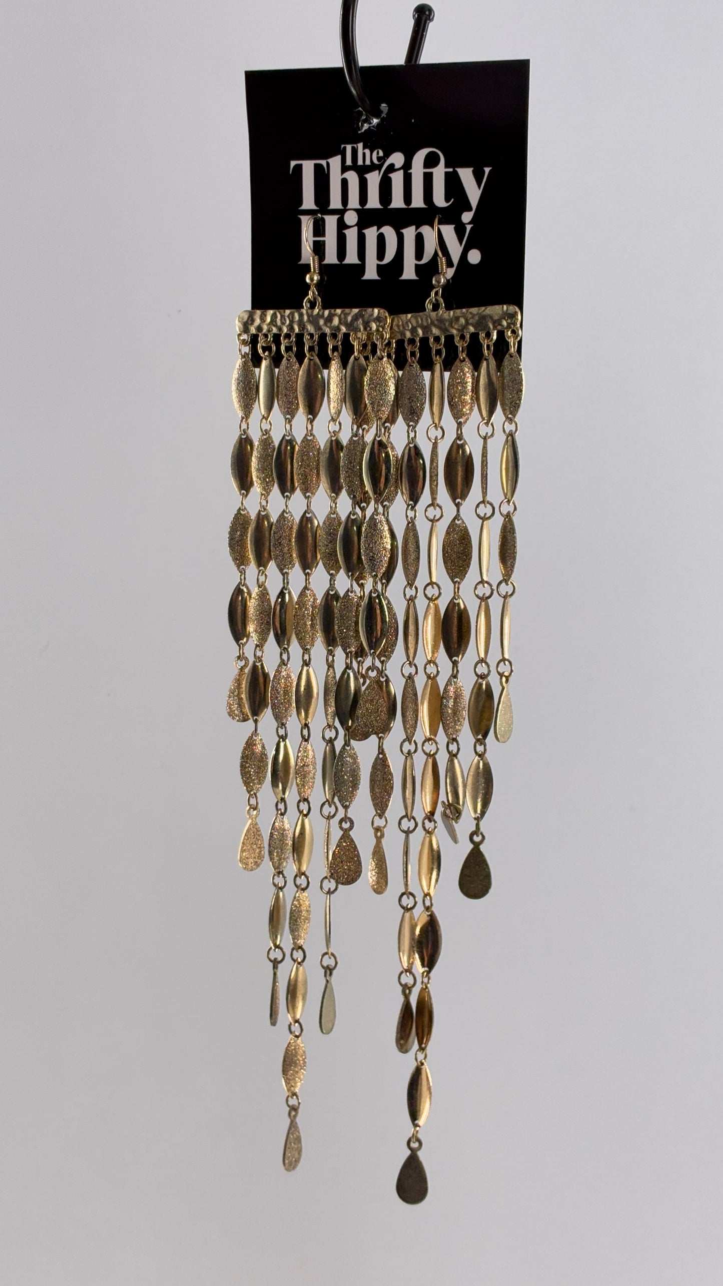 Vintage Dramatic, Chandelier Style Gold Earrings