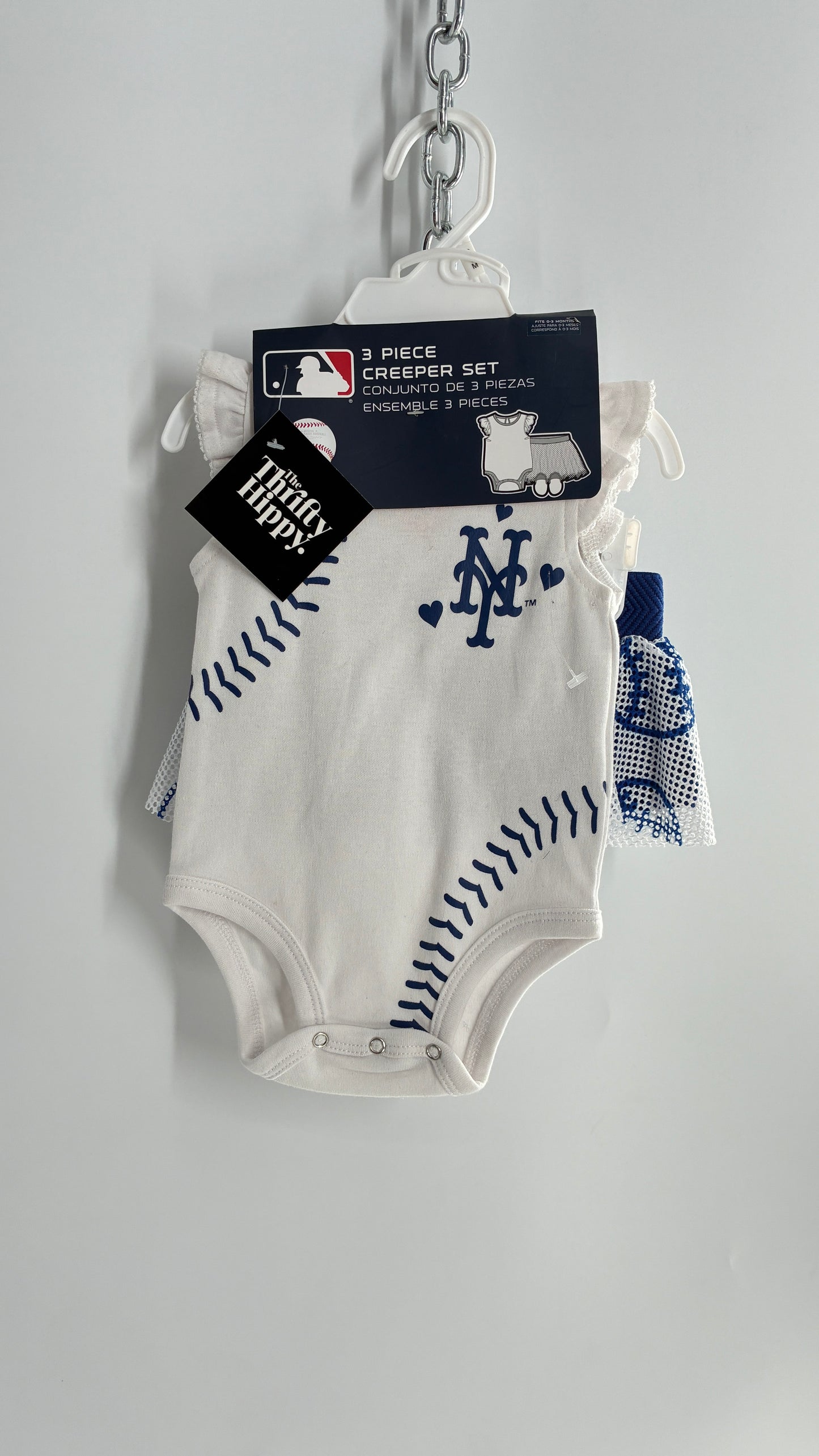 Vintage METS Newborn 3pc Set (0/3MO)