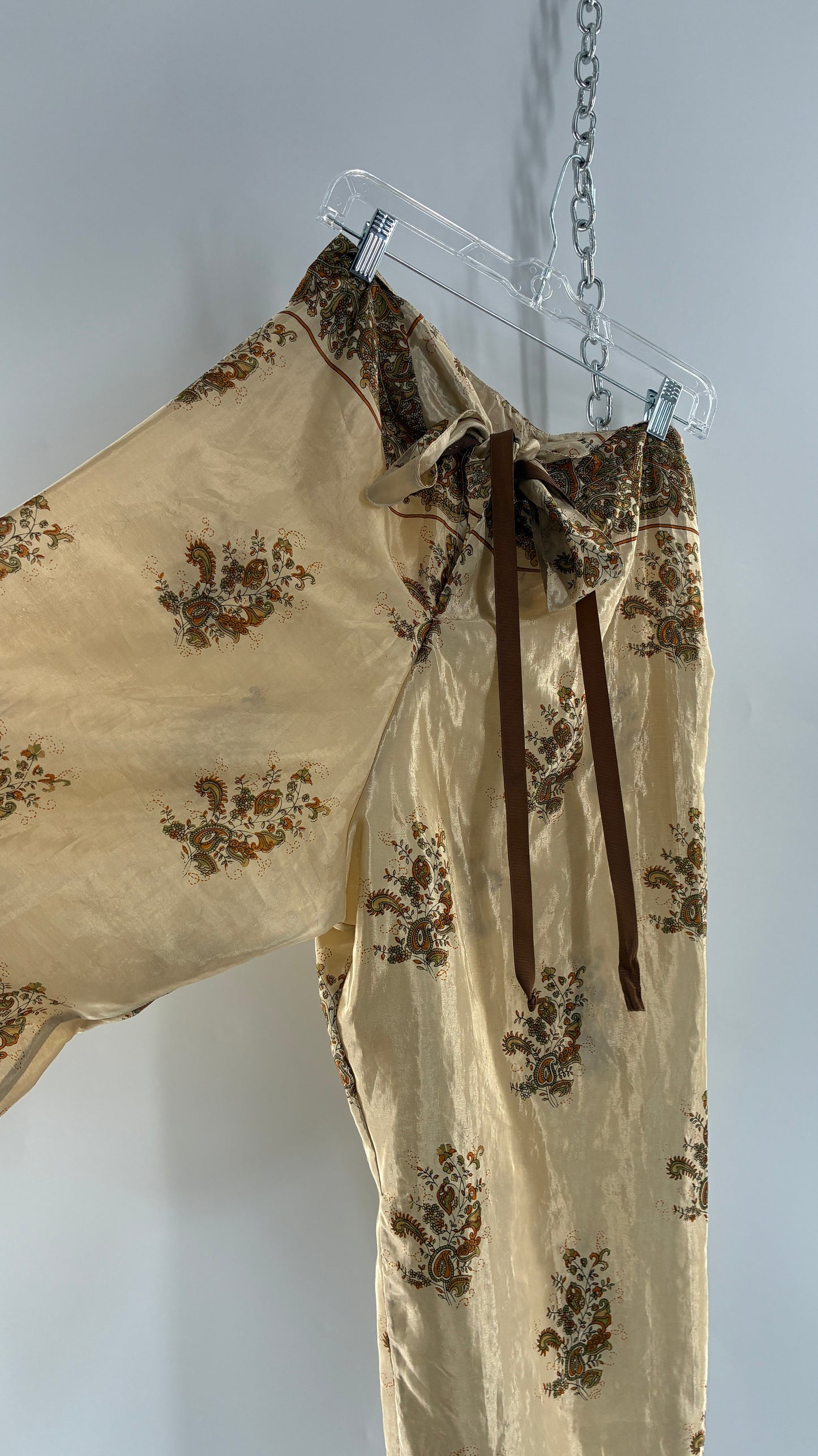 Urban Renewal Urban Outfitters Silky Lounge Pant Upcycled Vintage (Small)