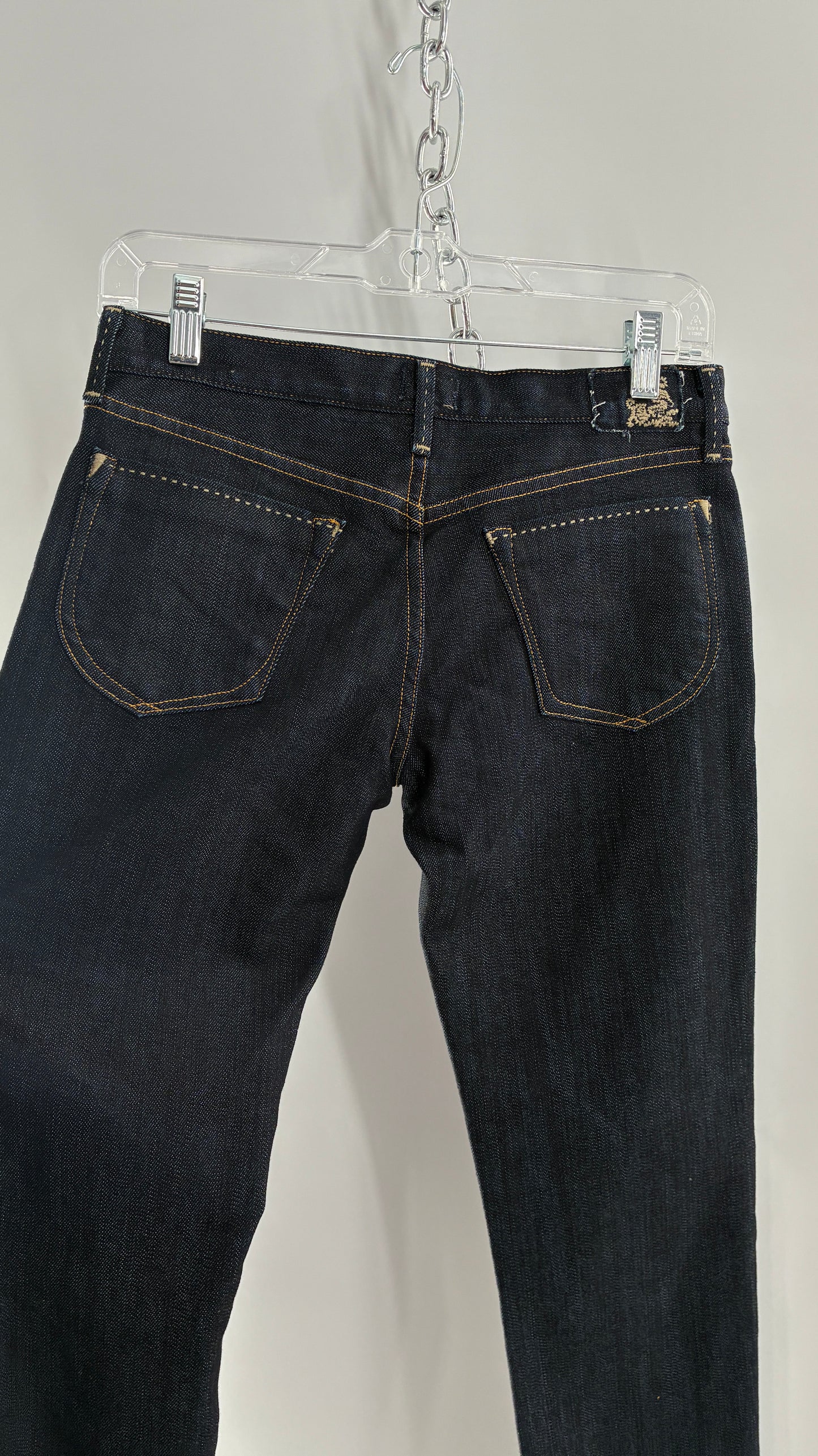Vintage GOLD SIGN Dark Wash Low Rise Jeans (26)