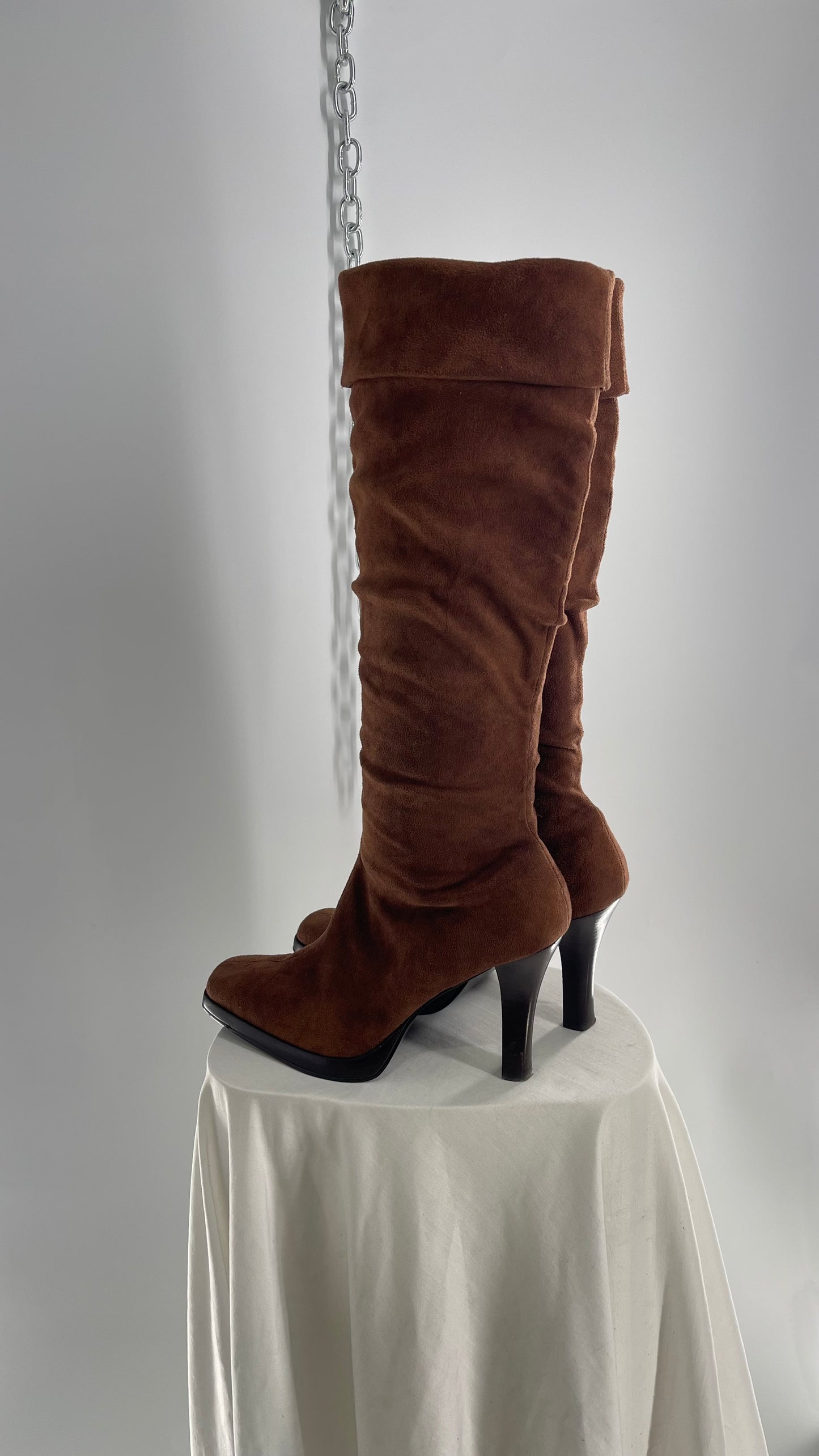 Vintage DIBA Round Toe Knee High Boots (10)