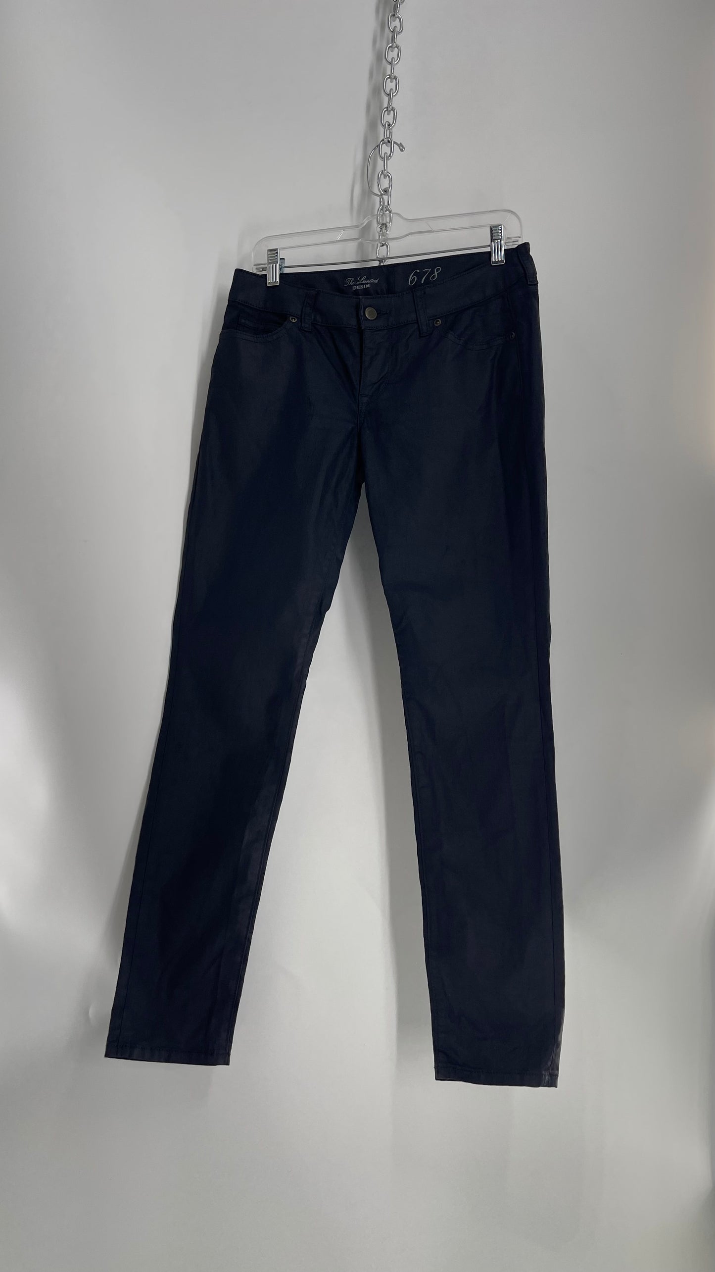 The Limited Blue/Black Metallic Jeans (6)